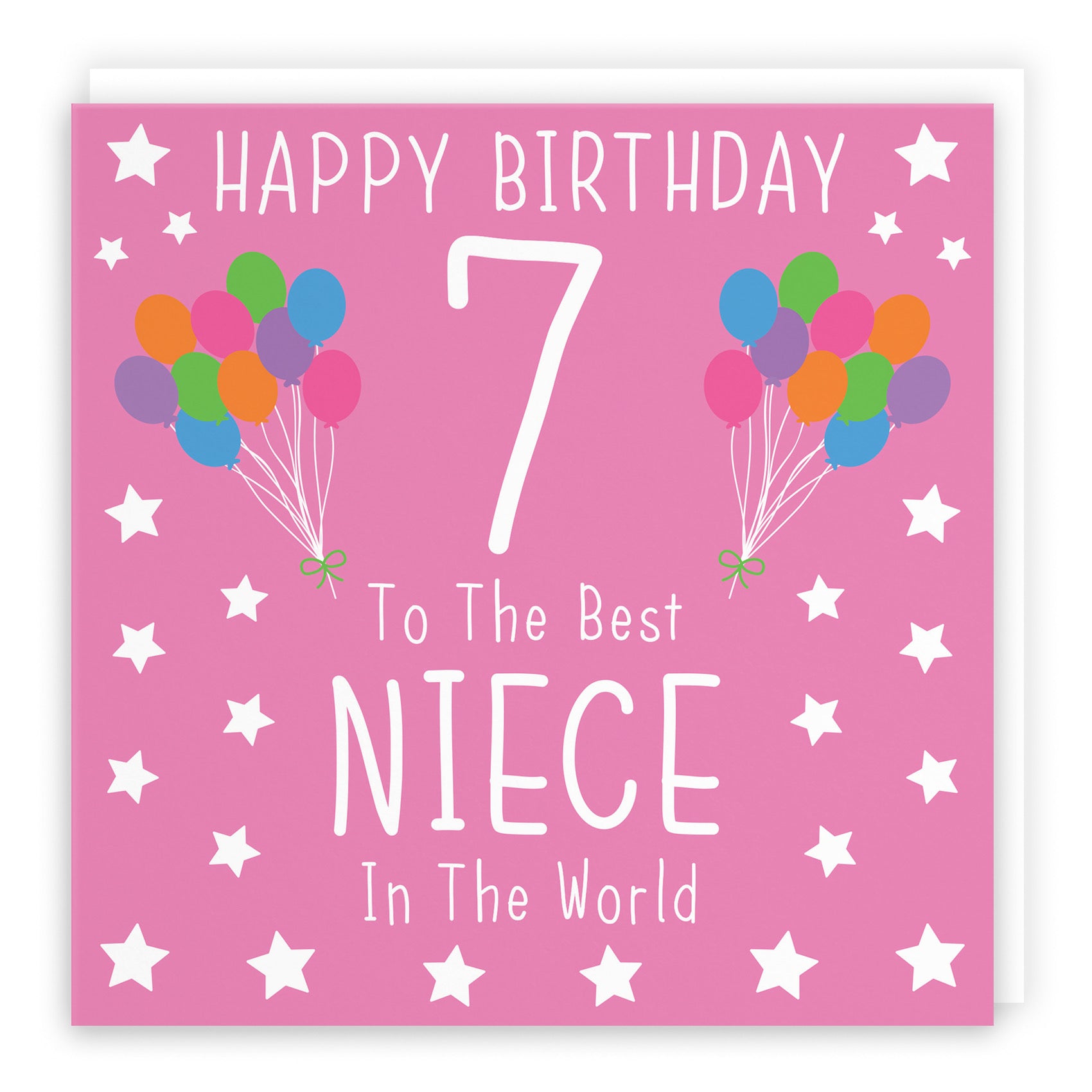 7th Niece Birthday Card Iconic - Default Title (B08YGM8TS1)