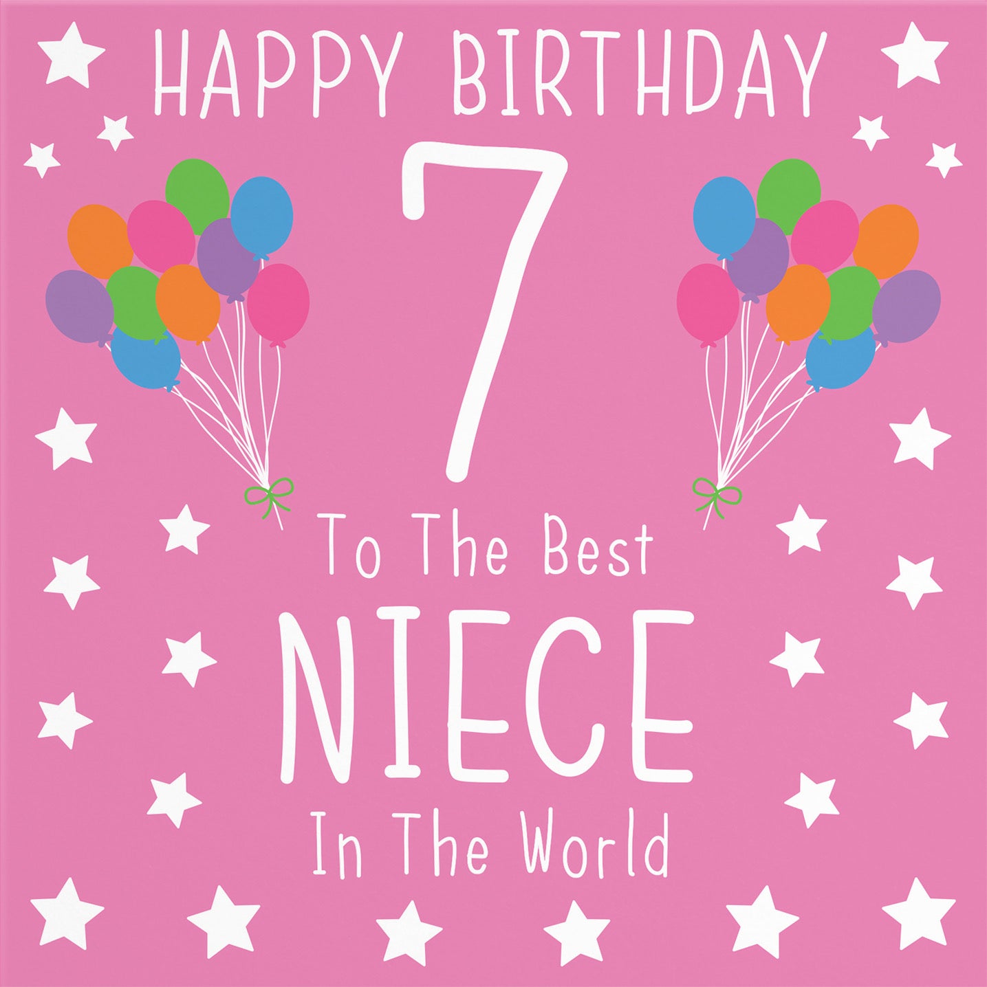 7th Niece Birthday Card Iconic - Default Title (B08YGM8TS1)