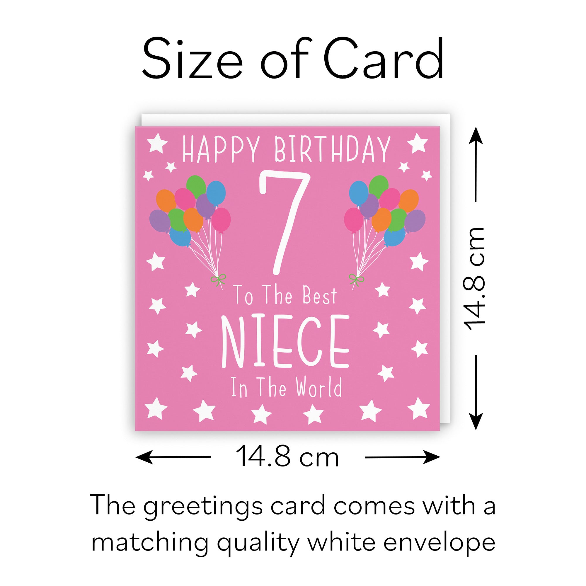 7th Niece Birthday Card Iconic - Default Title (B08YGM8TS1)