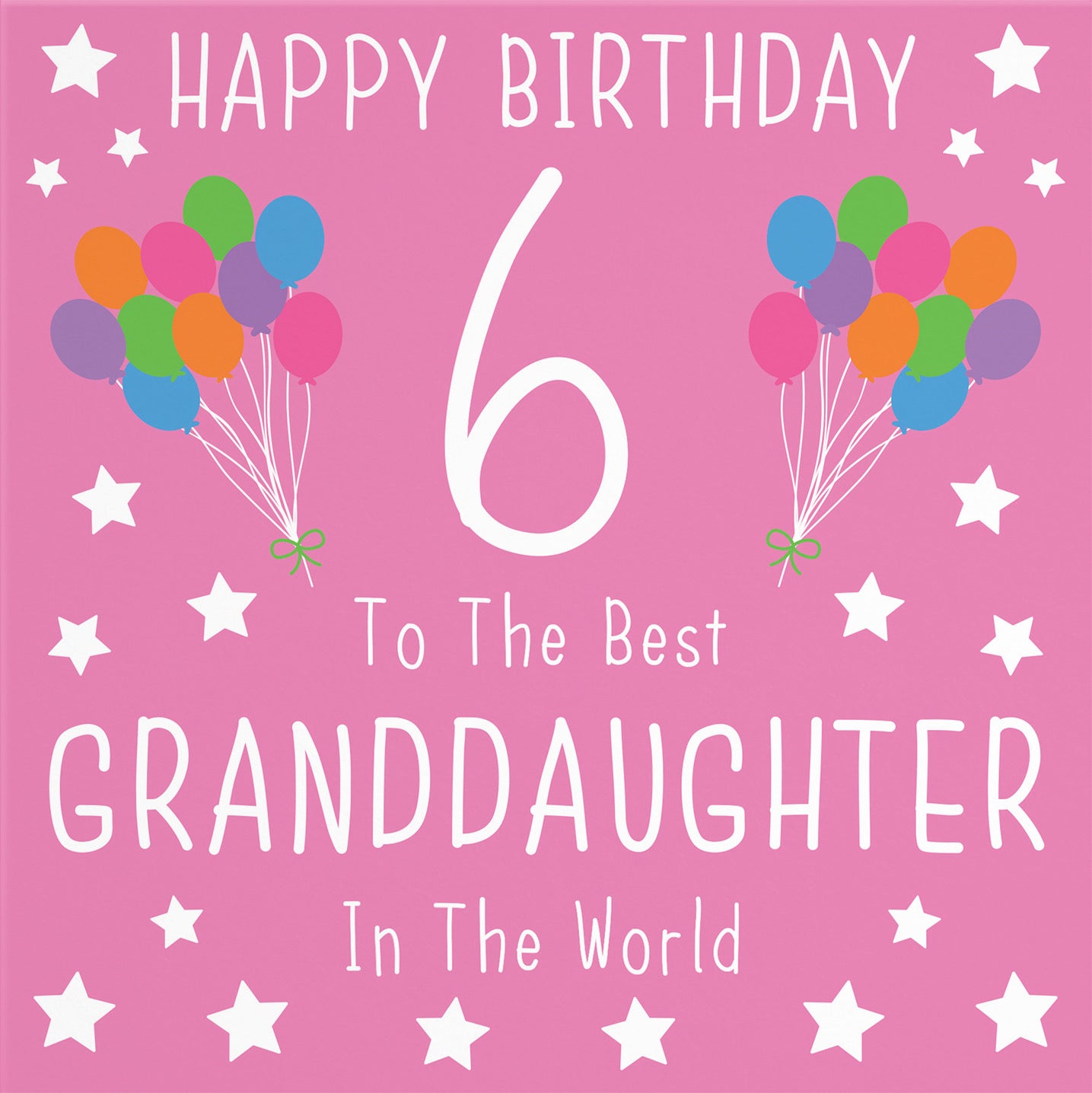 6th Granddaughter Birthday Card Iconic - Default Title (B08YGNRZ46)