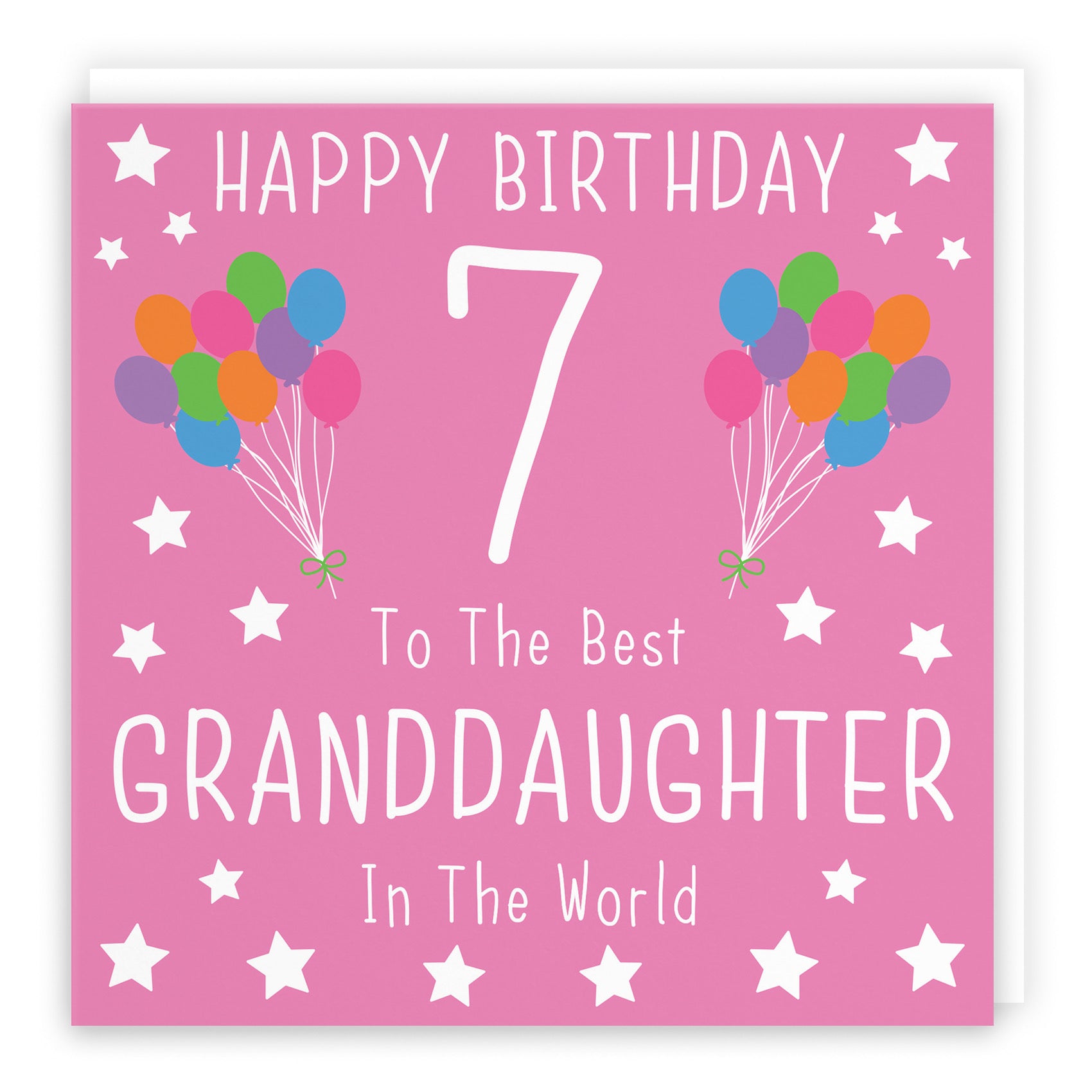 7th Granddaughter Birthday Card Iconic - Default Title (B08YGSHVK5)