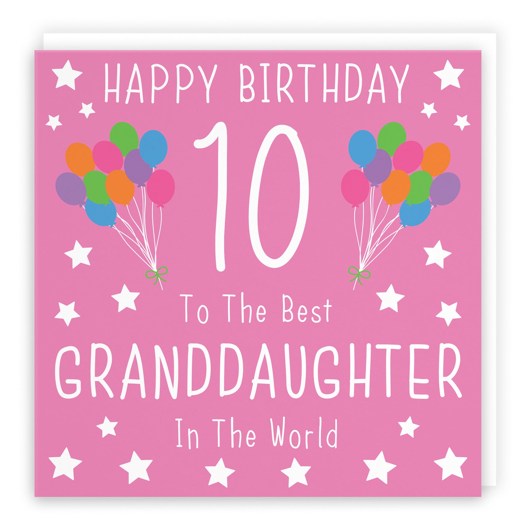 10th Granddaughter Birthday Card Iconic - Default Title (B08YGT6BCD)