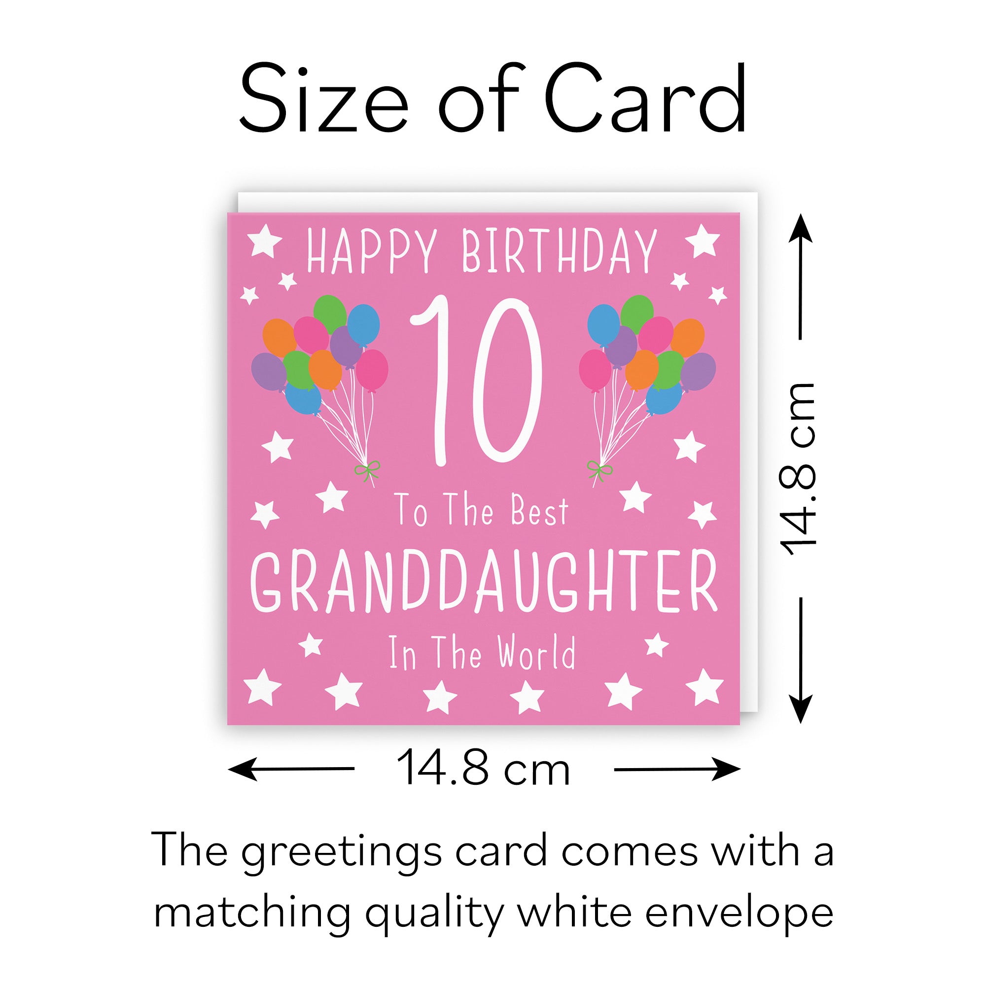 10th Granddaughter Birthday Card Iconic - Default Title (B08YGT6BCD)