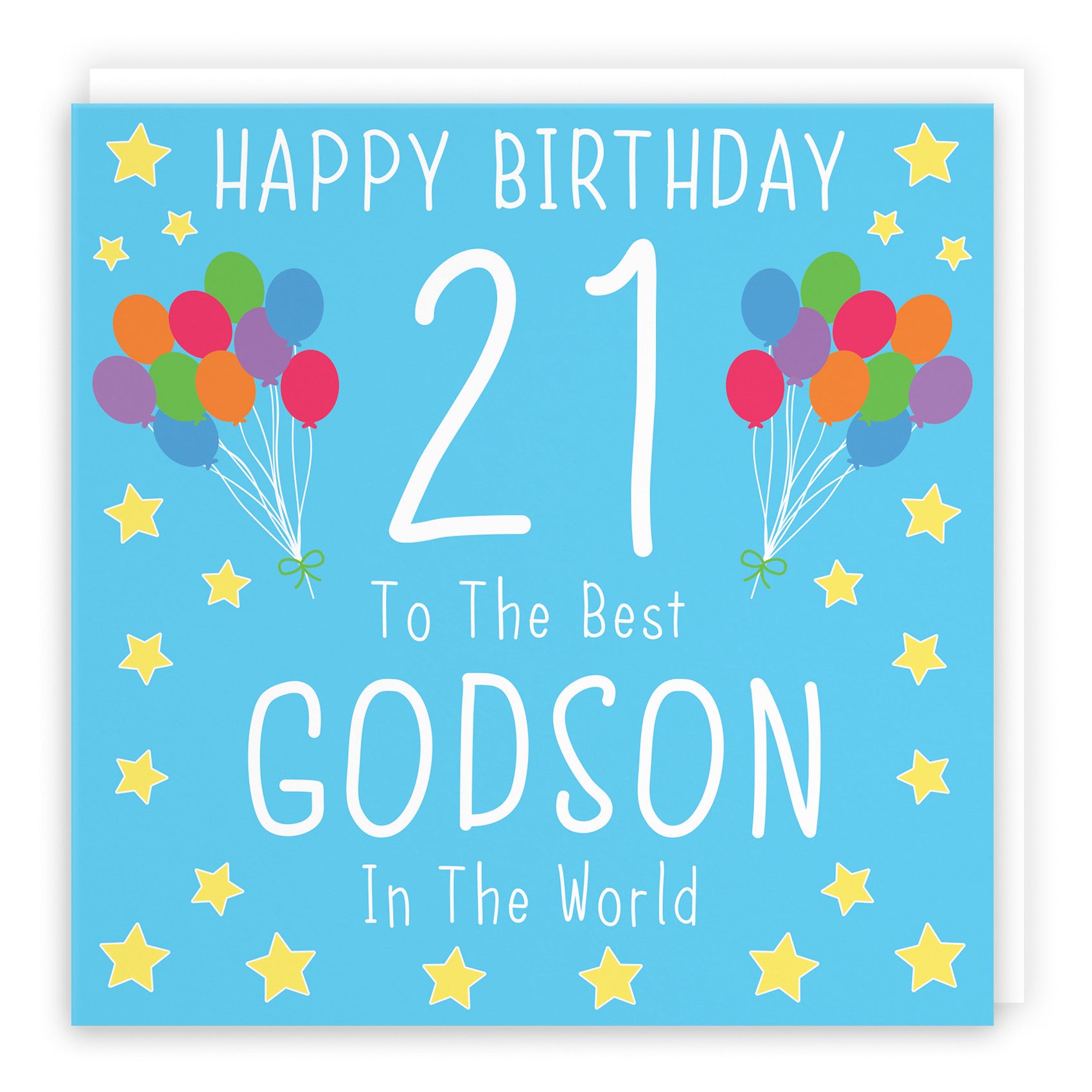 21st Godson Birthday Card Iconic - Default Title (B08YGTPNLL)