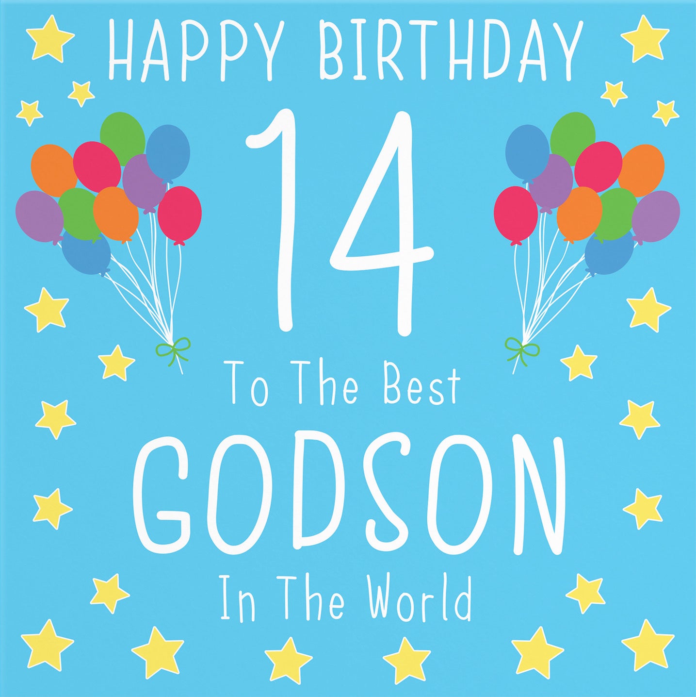 14th Godson Birthday Card Iconic - Default Title (B08YGVXN1W)