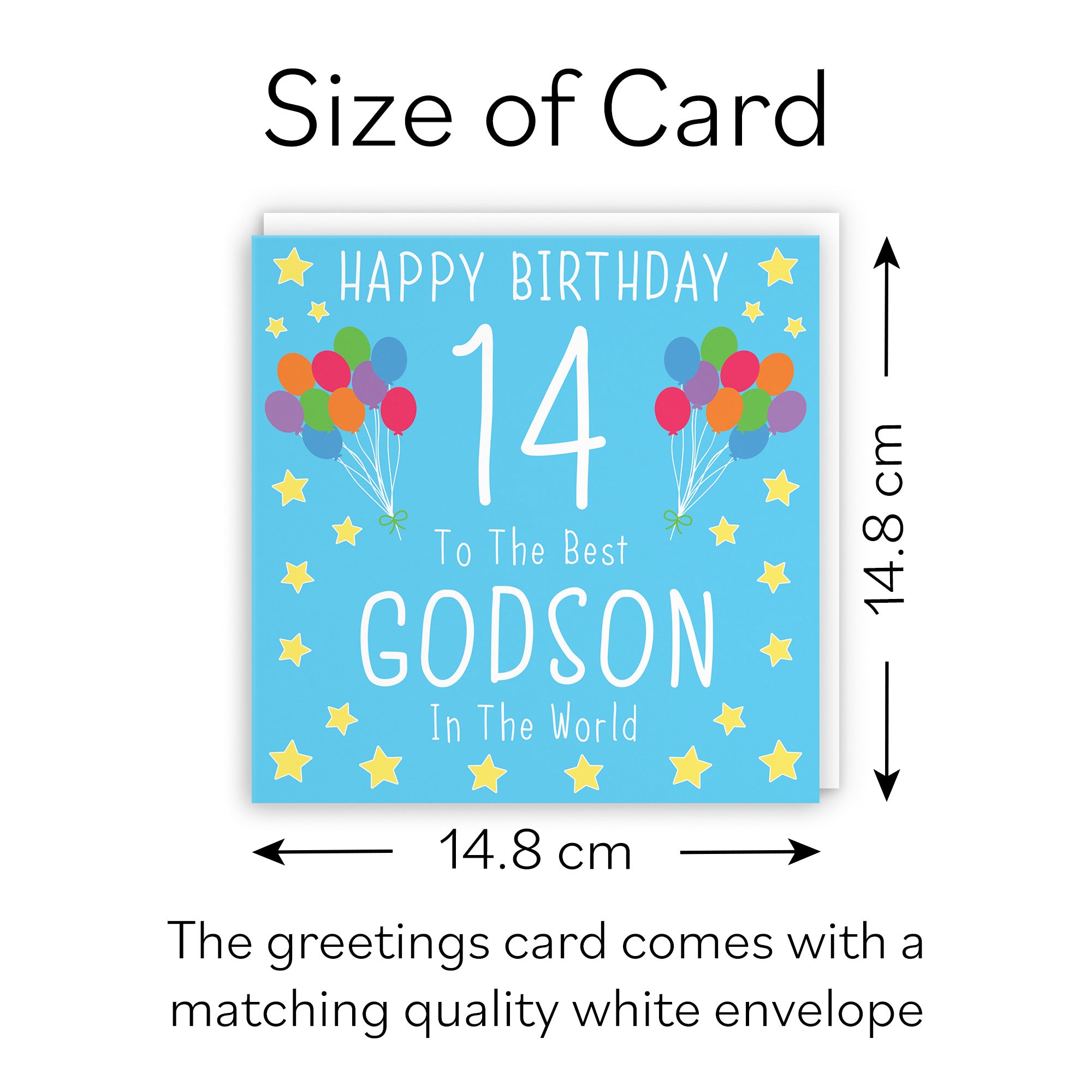 14th Godson Birthday Card Iconic - Default Title (B08YGVXN1W)