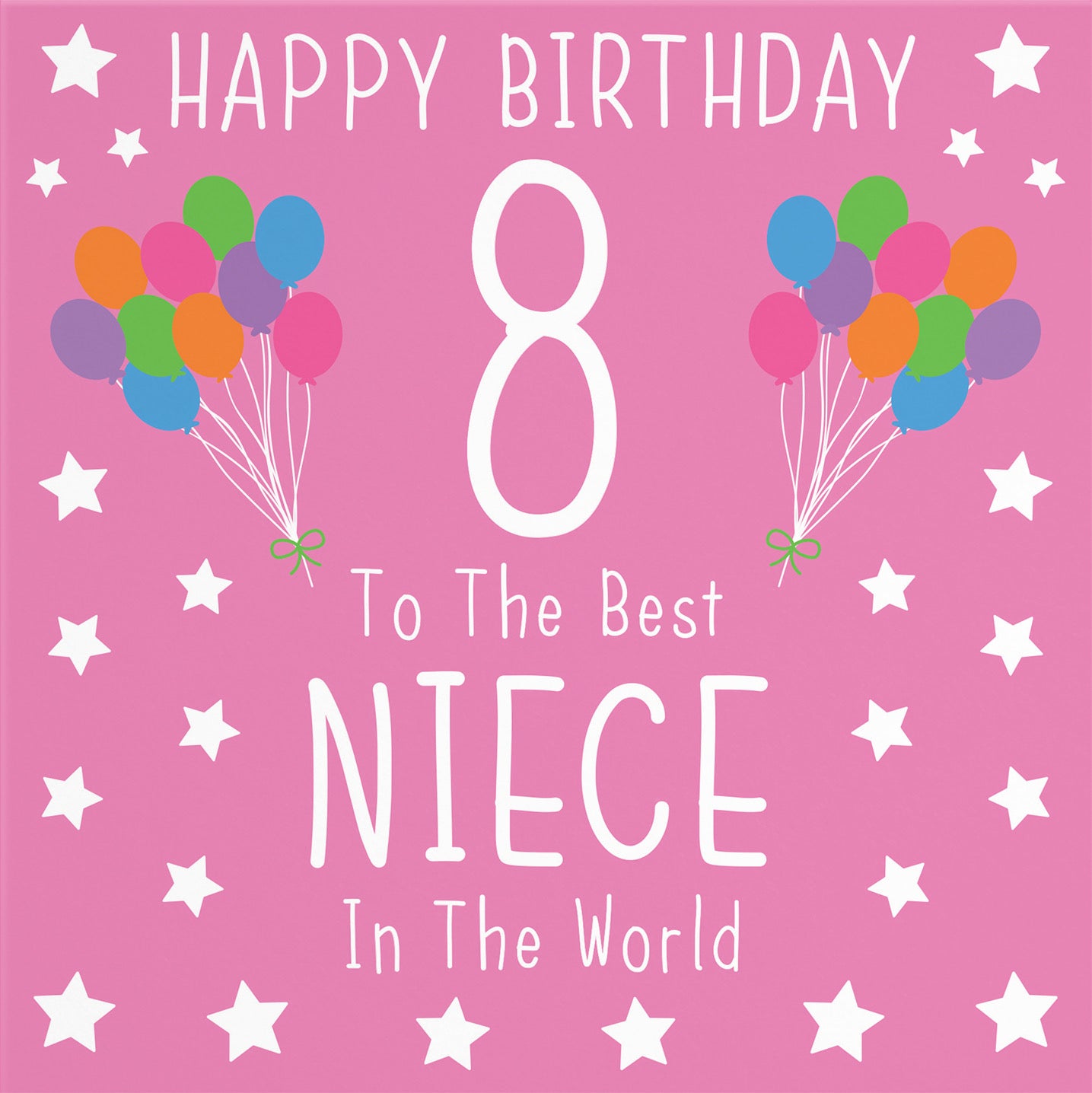 8th Niece Birthday Card Iconic - Default Title (B08YGWN198)