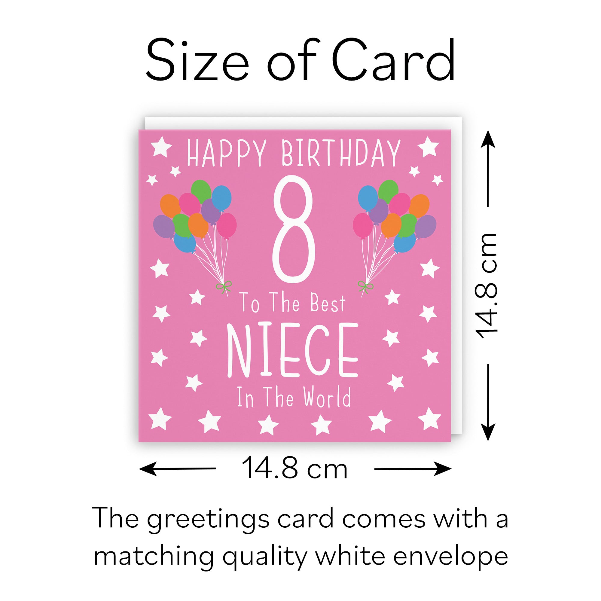 8th Niece Birthday Card Iconic - Default Title (B08YGWN198)