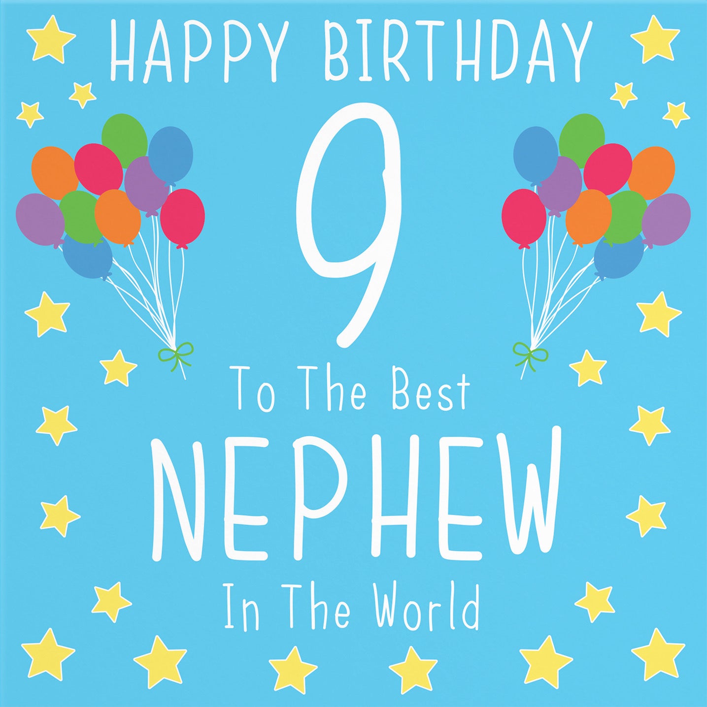 9th Nephew Birthday Card Iconic - Default Title (B08YGXX792)