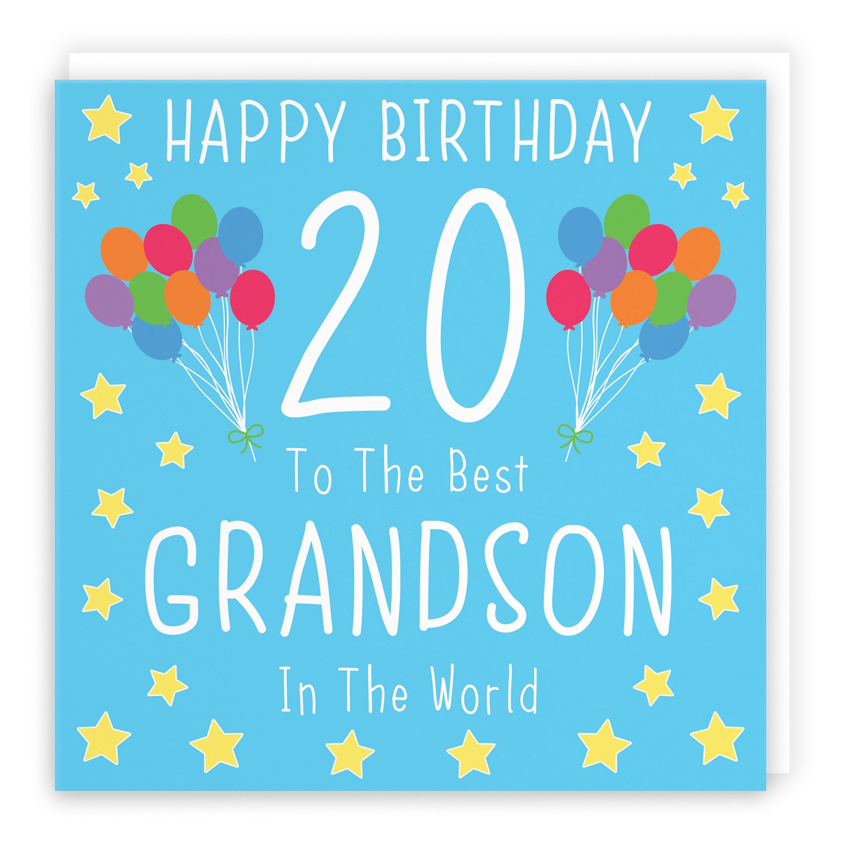 20th Grandson Birthday Card Iconic - Default Title (B08YGZC8WW)