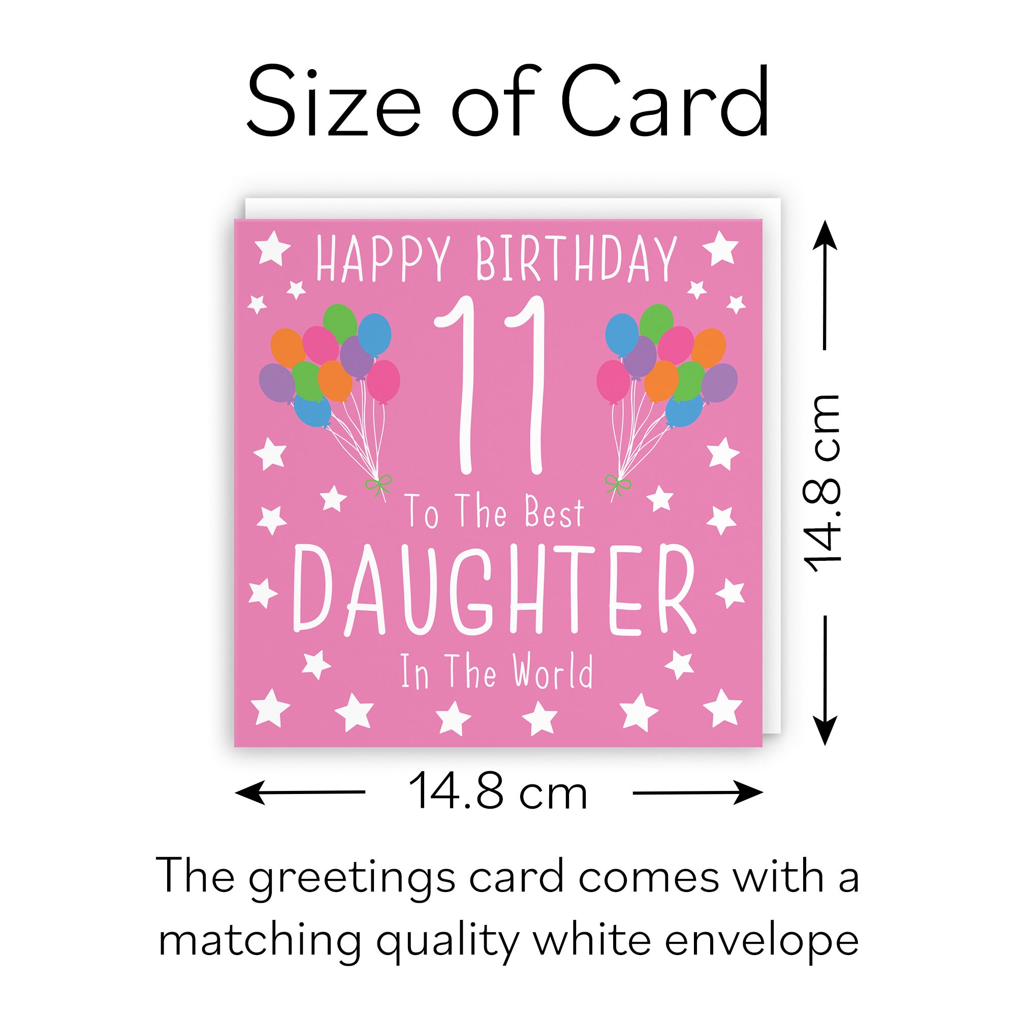 11th Daughter Birthday Card Iconic - Default Title (B08YH1D1M4)