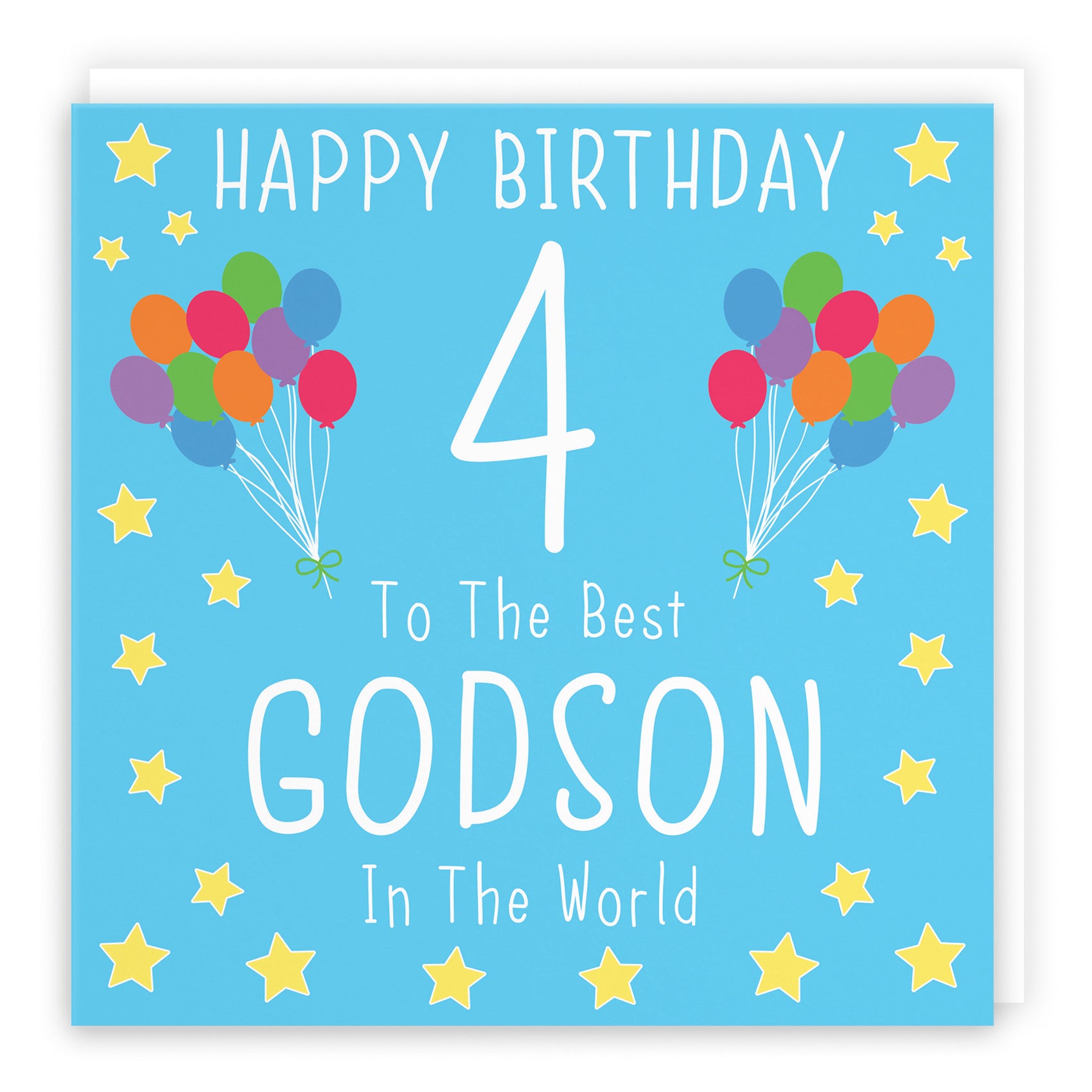 4th Godson Birthday Card Iconic - Default Title (B08YH1LDYK)