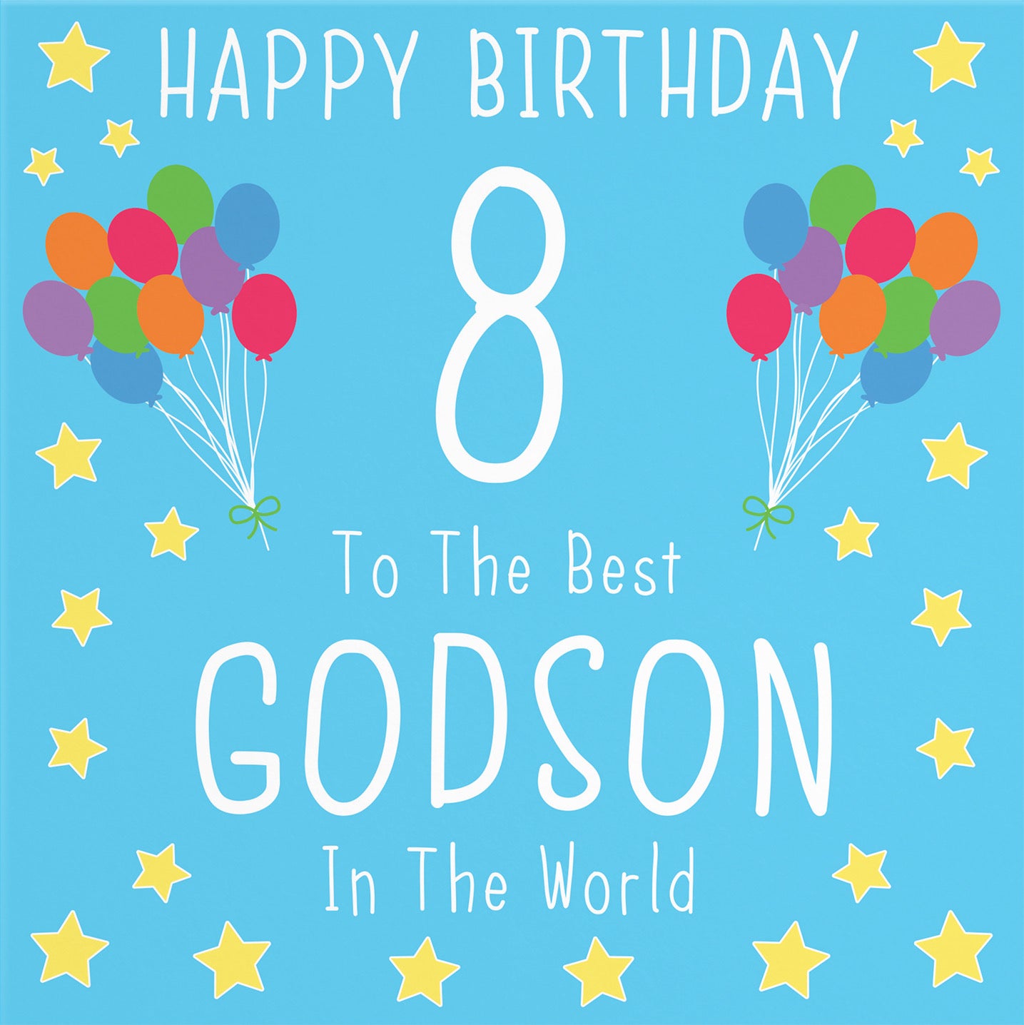 8th Godson Birthday Card Iconic - Default Title (B08YH33RNX)