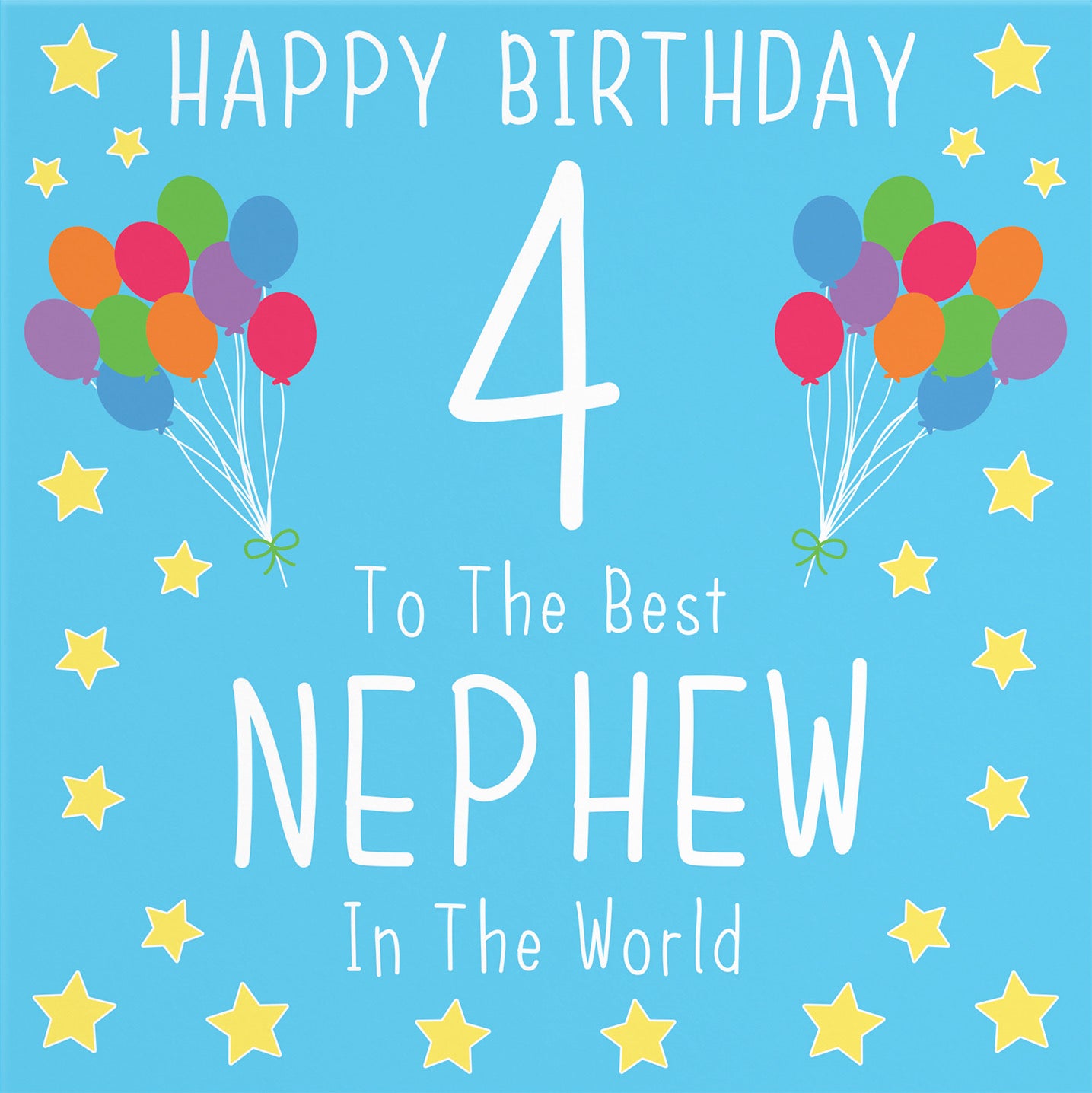 4th Nephew Birthday Card Iconic - Default Title (B08YH3PGPP)