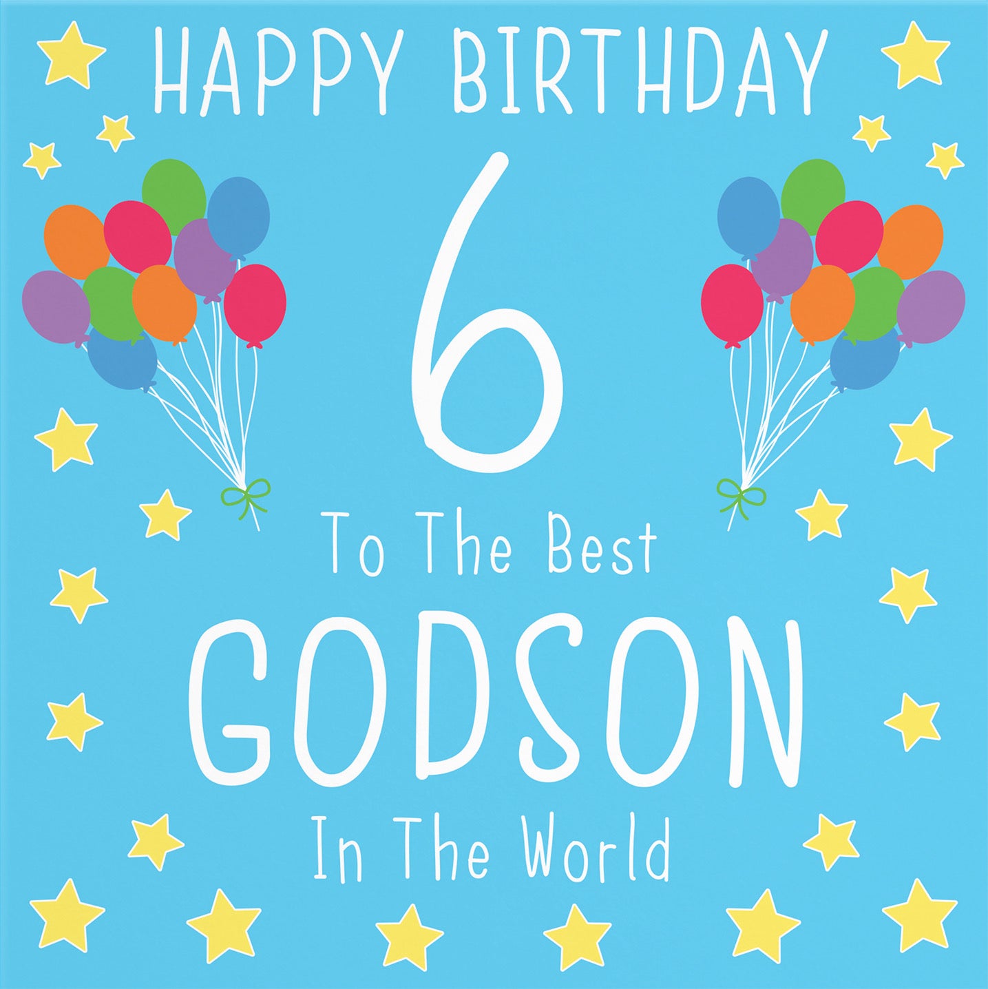 6th Godson Birthday Card Iconic - Default Title (B08YH4N4CX)