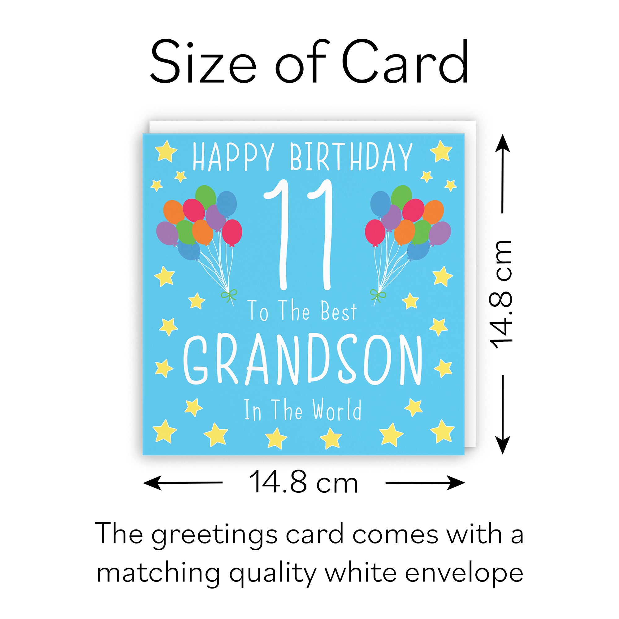 11th Grandson Birthday Card Iconic - Default Title (B08YH72CMZ)