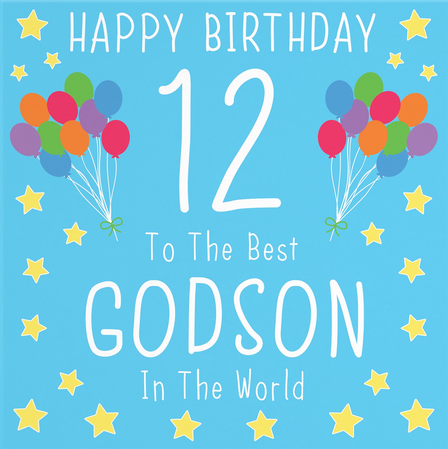 12th Godson Birthday Card Iconic - Default Title (B08YHCVNNQ)