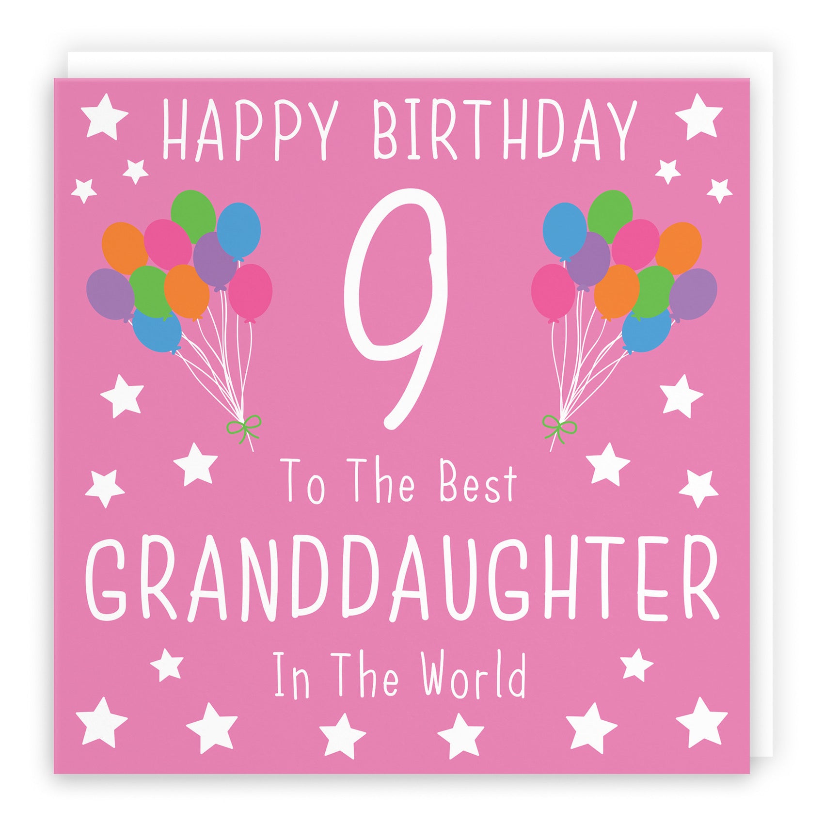 9th Granddaughter Birthday Card Iconic - Default Title (B08YHG9XL5)