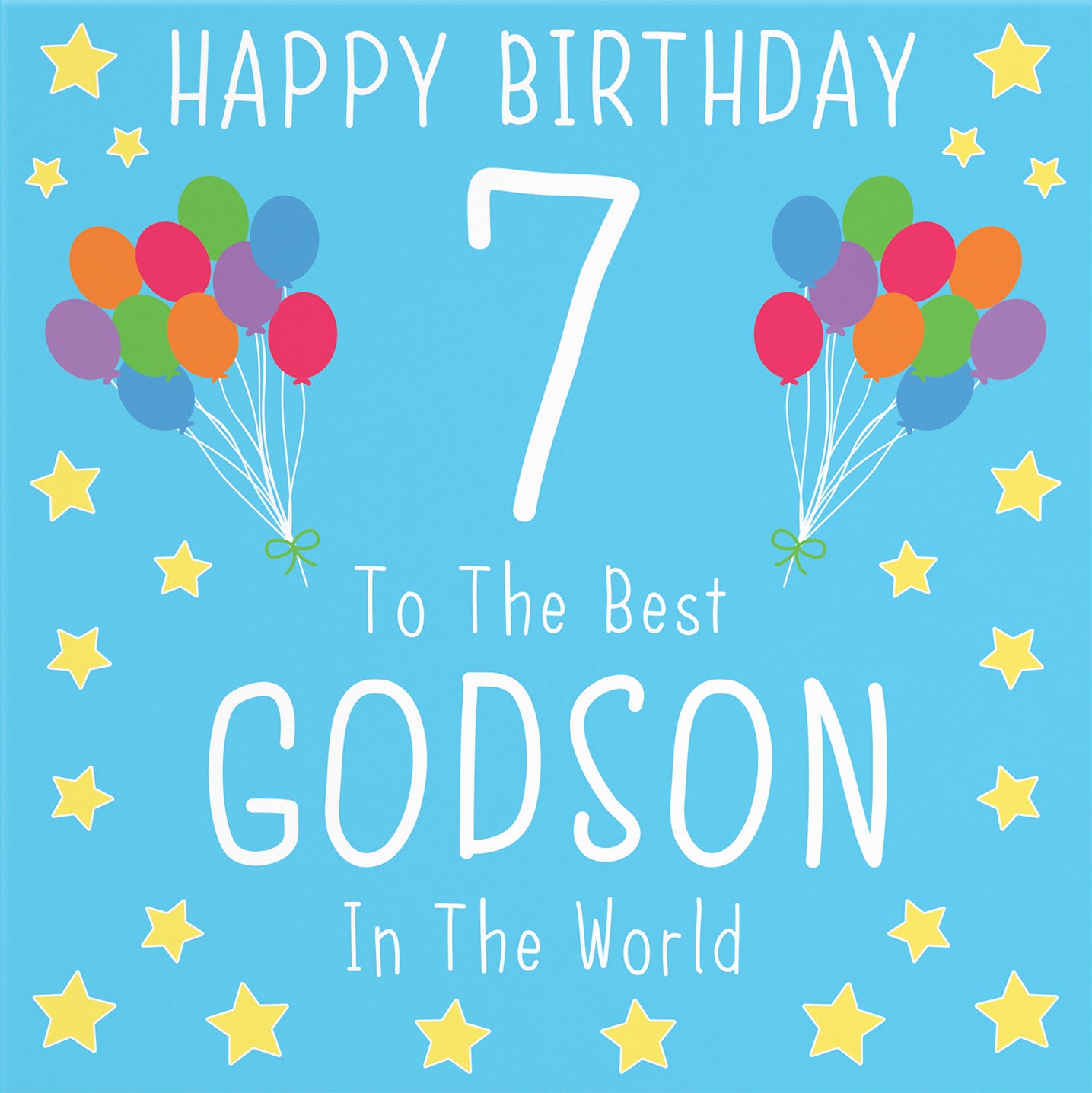 7th Godson Birthday Card Iconic - Default Title (B08YHGJV4L)