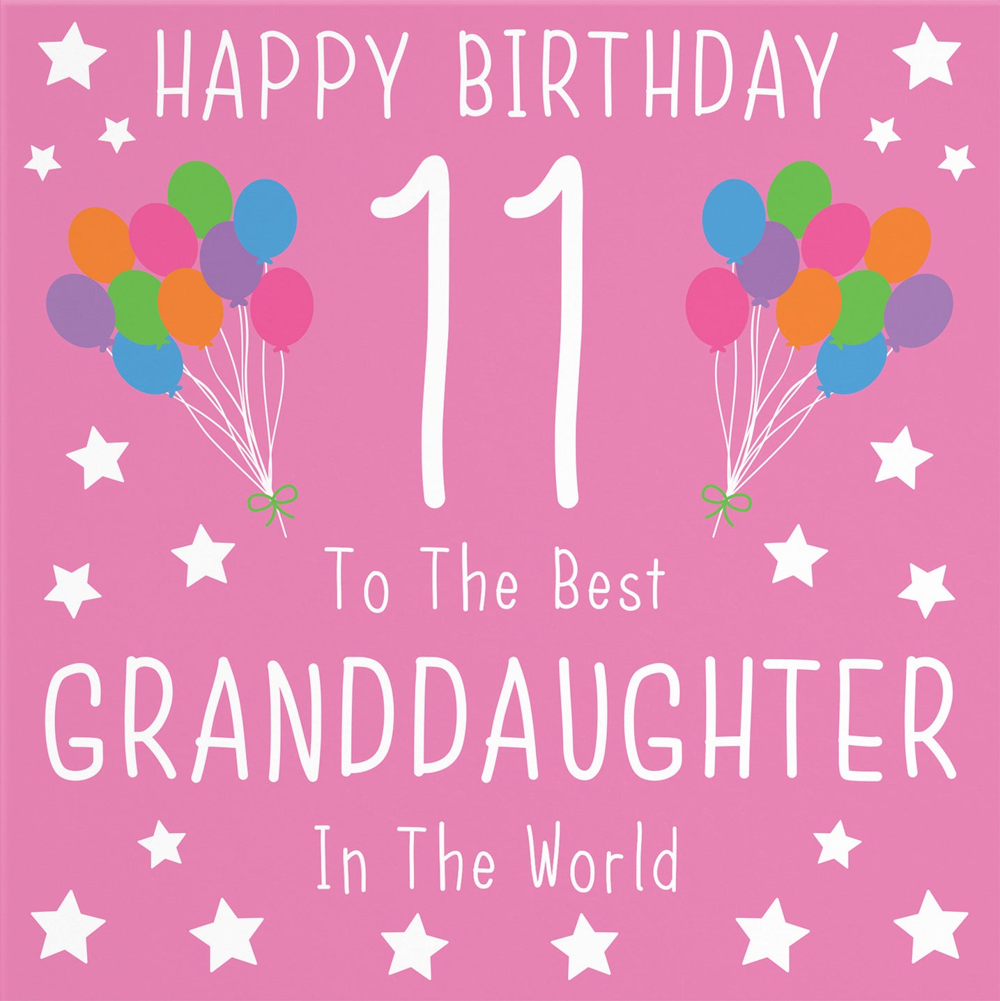 11th Granddaughter Birthday Card Iconic - Default Title (B08YHHDR2R)