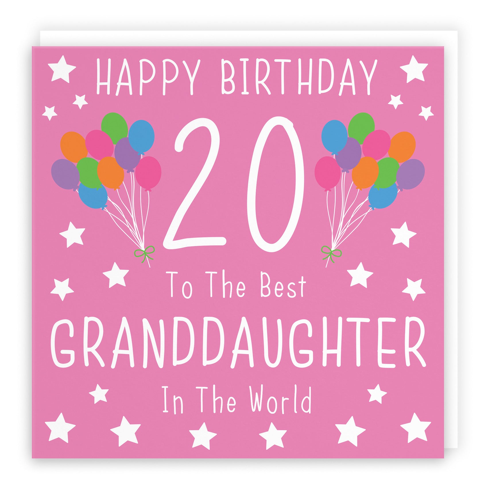 20th Granddaughter Birthday Card Iconic - Default Title (B08YHHVV5N)