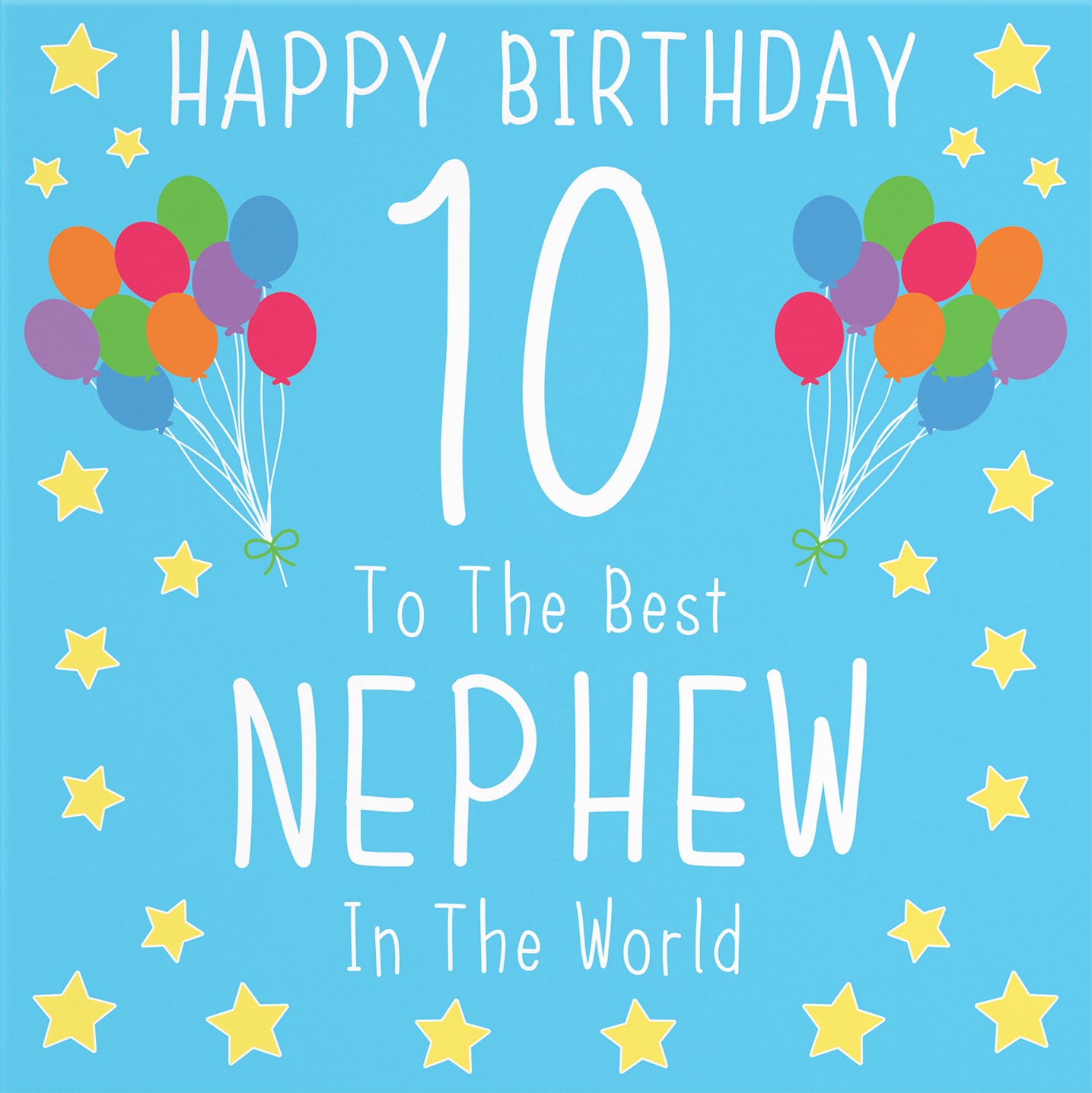 10th Nephew Birthday Card Iconic - Default Title (B08YHJK8YJ)