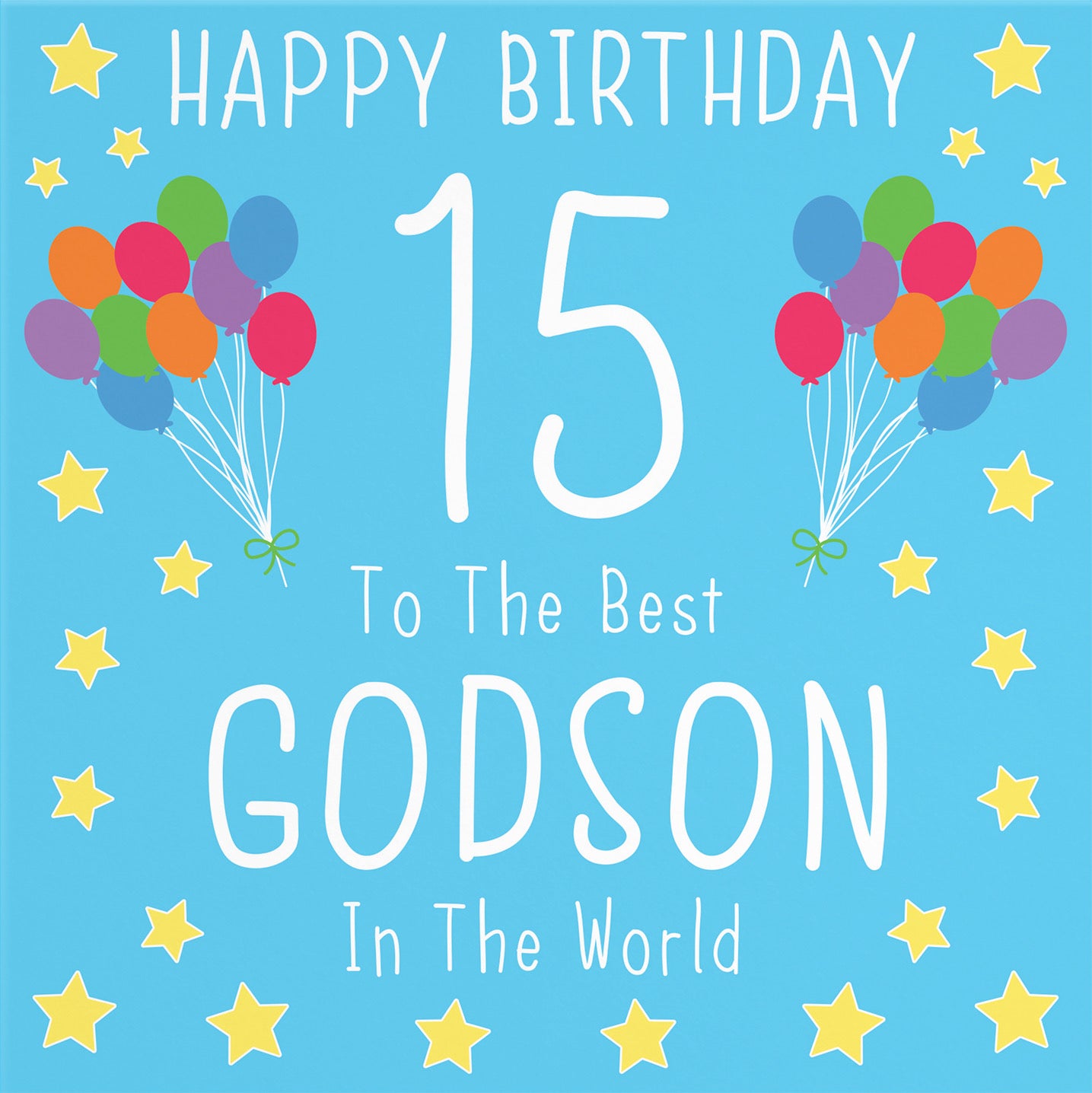 15th Godson Birthday Card Iconic - Default Title (B08YHJKGRS)