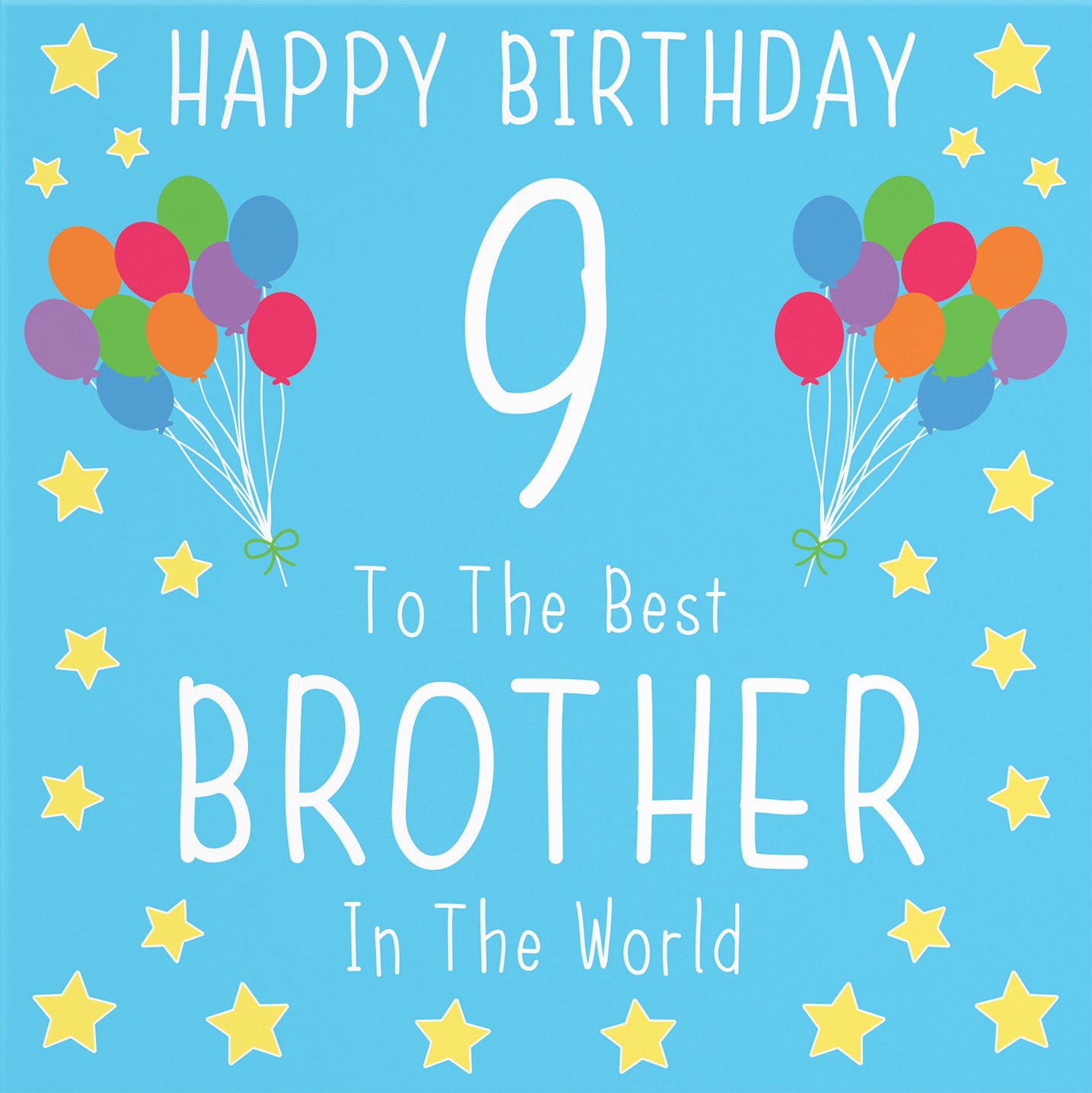 9th Brother Birthday Card Iconic - Default Title (B08YHLV4KC)