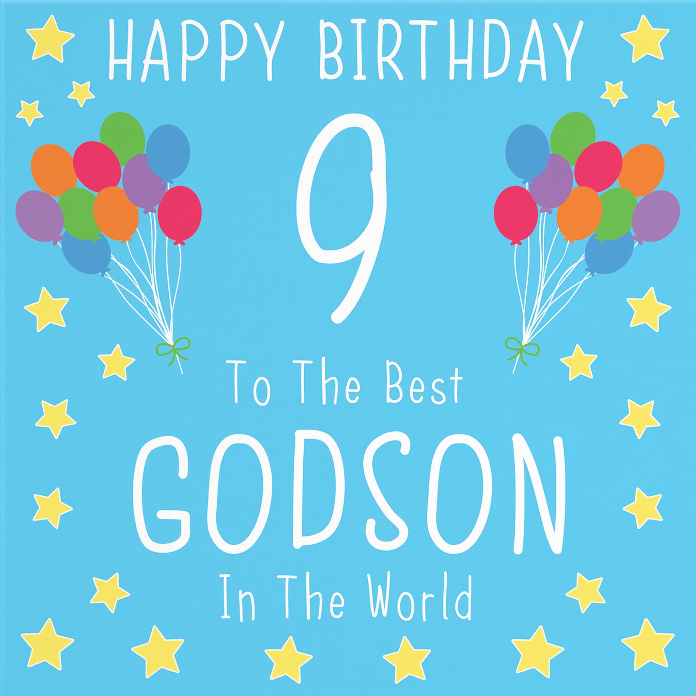 9th Godson Birthday Card Iconic - Default Title (B08YHM9Q1D)