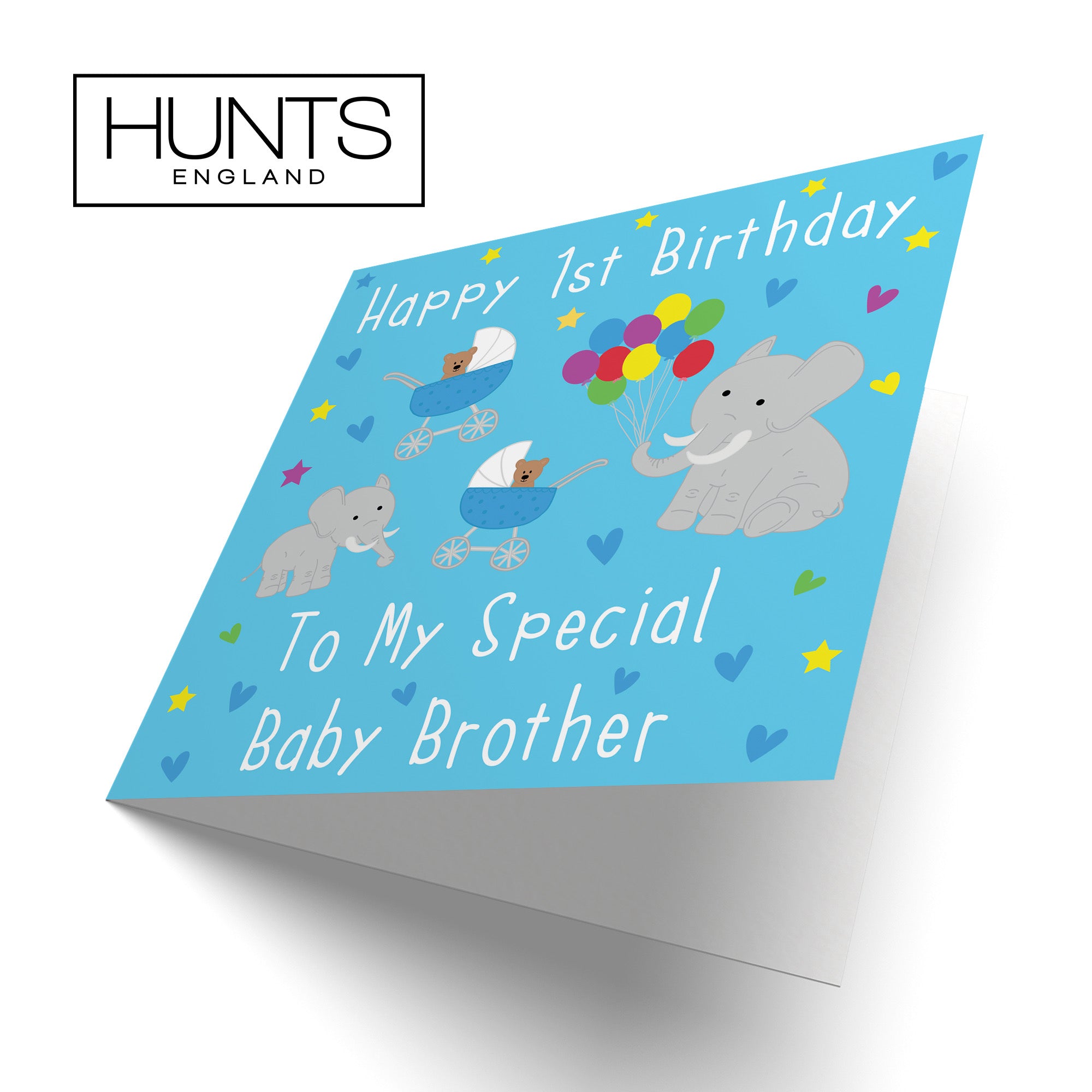 1st Brother Birthday Card Elephants Iconic - Default Title (B08YRWC415)