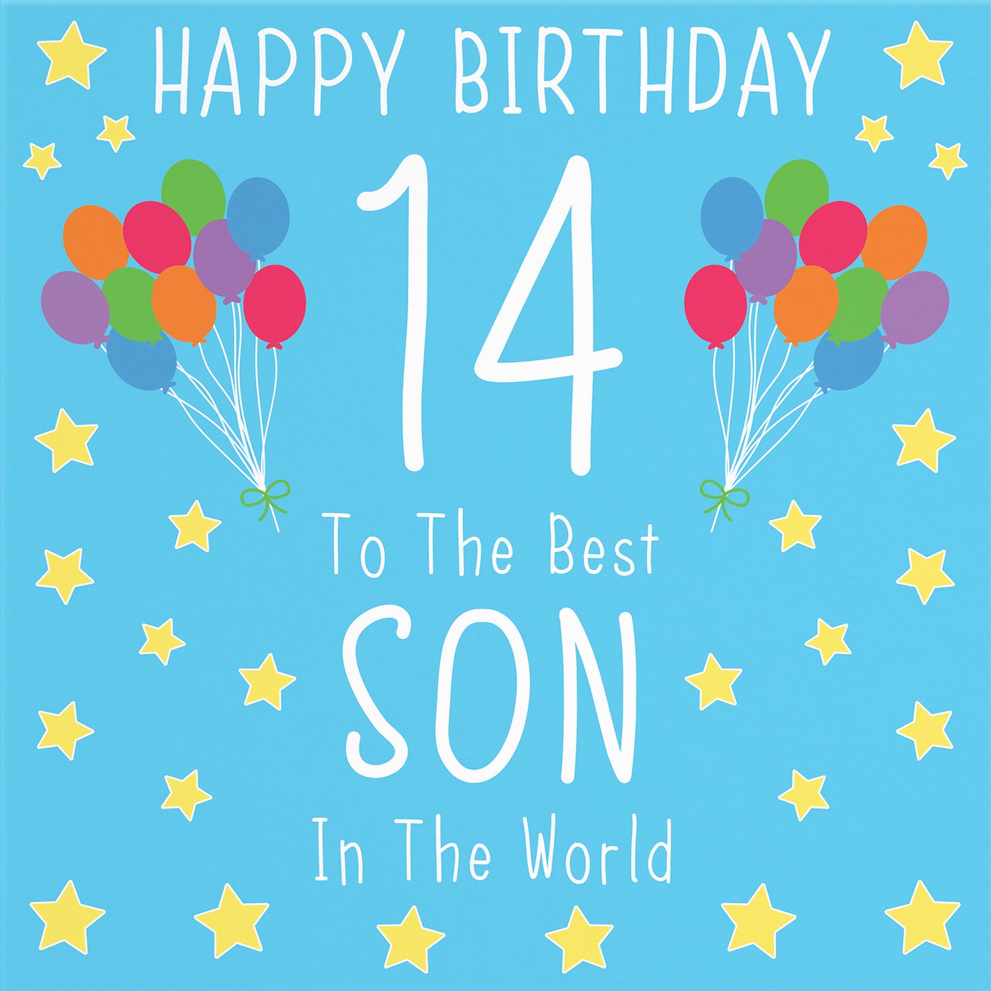 14th Son Birthday Card Iconic - Default Title (B094792LYK)