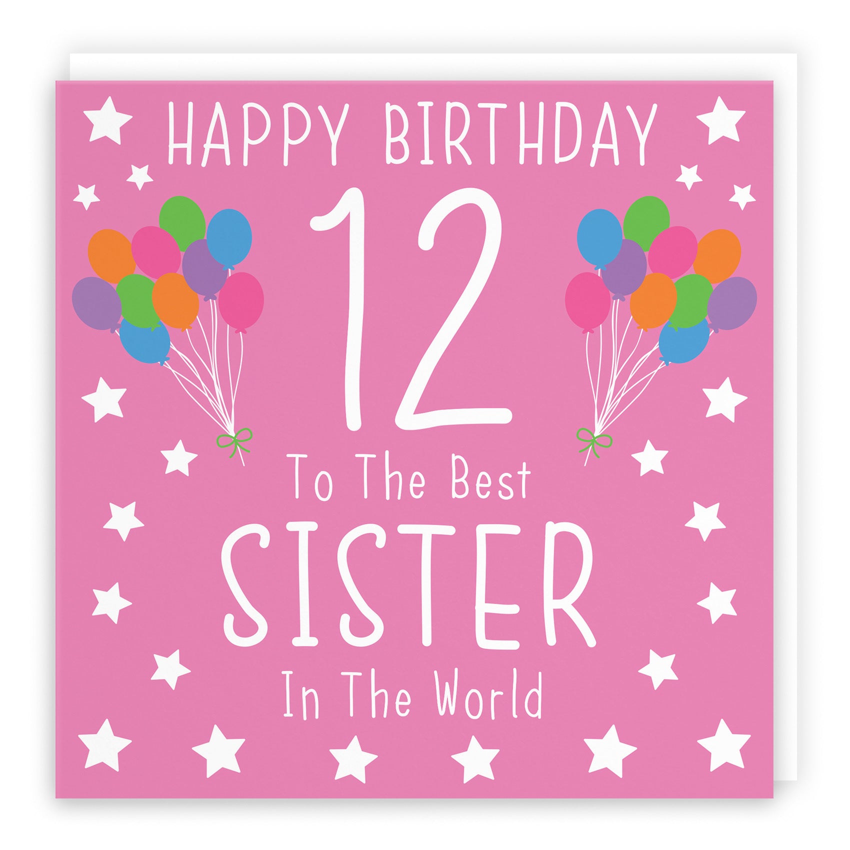 12th Sister Birthday Card Iconic - Default Title (B09479WGP8)