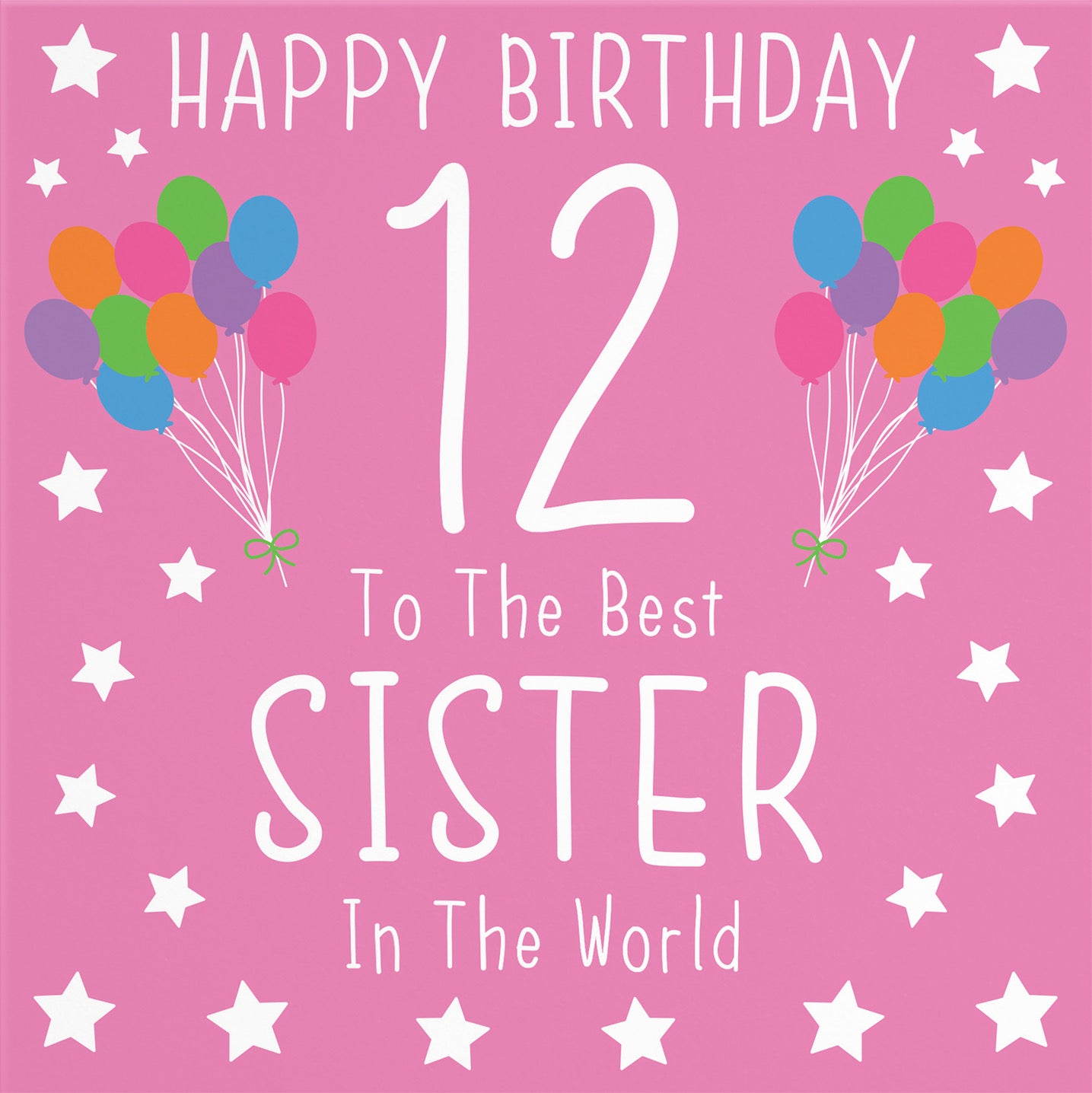 12th Sister Birthday Card Iconic - Default Title (B09479WGP8)