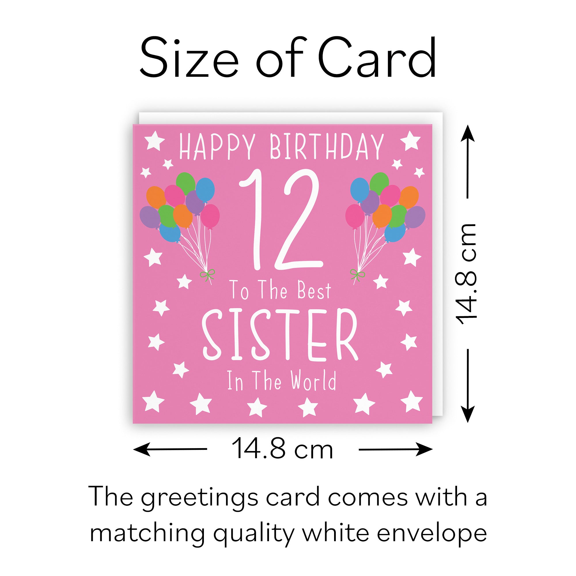 12th Sister Birthday Card Iconic - Default Title (B09479WGP8)