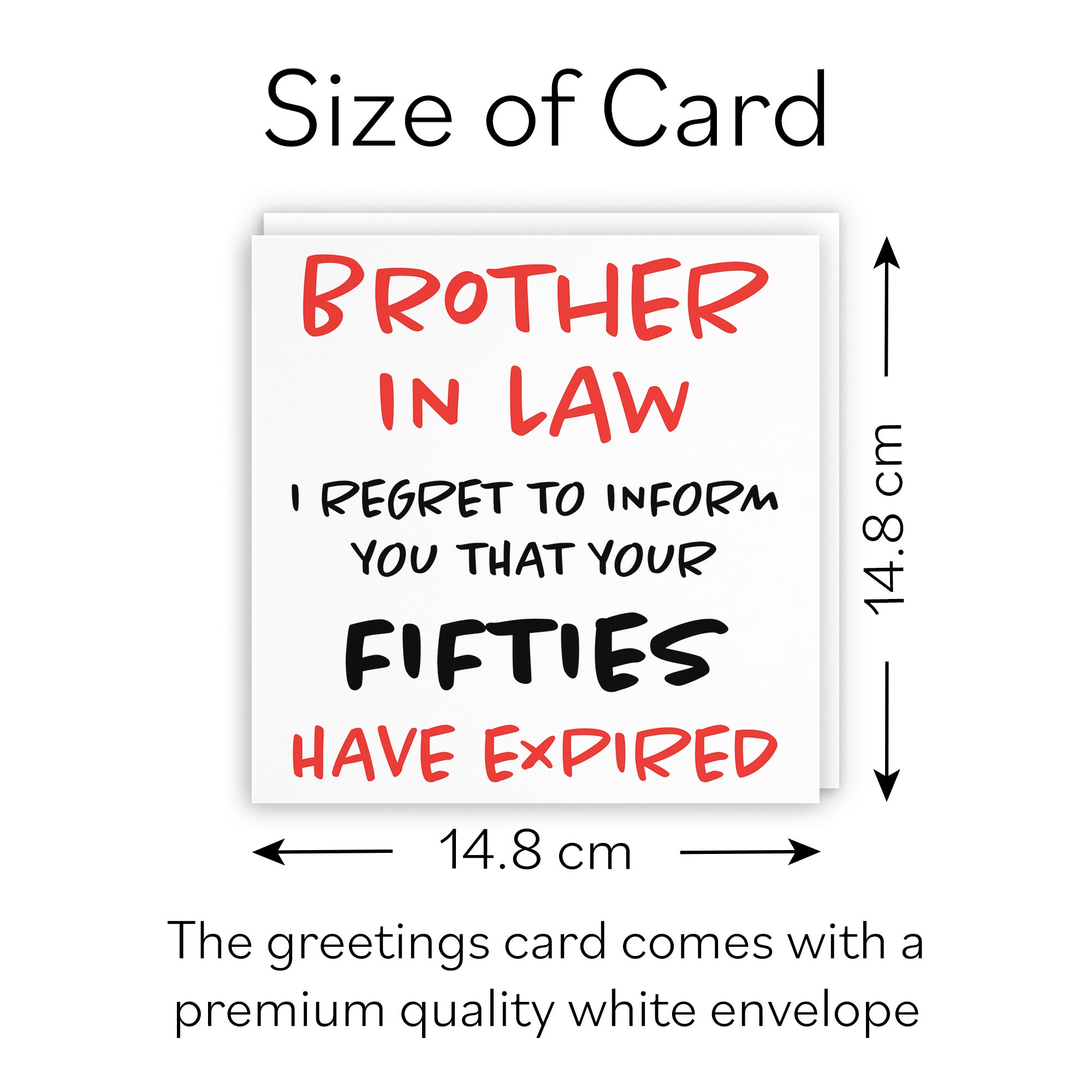 60th Brother In Law Humorous Birthday Card Retro - Default Title (B0947BFLZB)