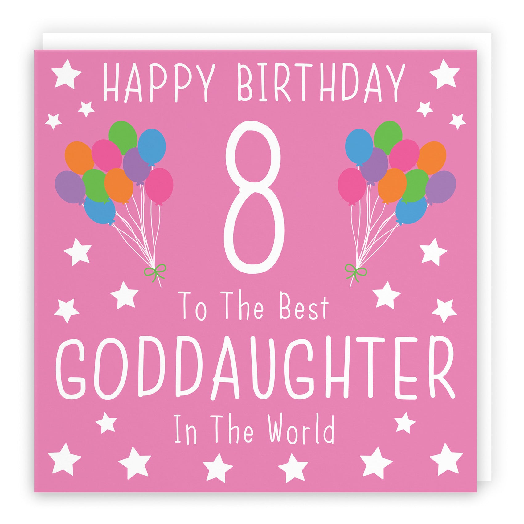 8th Goddaughter Birthday Card Iconic - Default Title (B0947BHSHR)