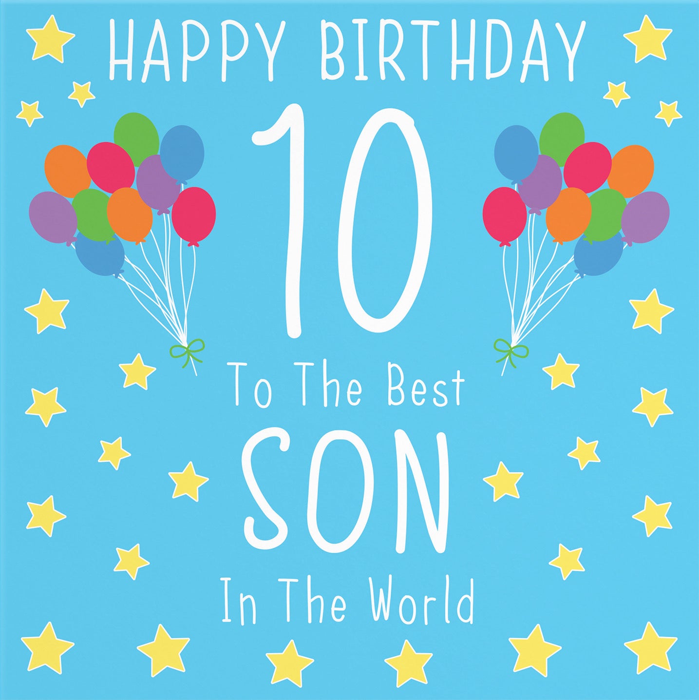 10th Son Birthday Card Iconic - Default Title (B0947BMYSY)