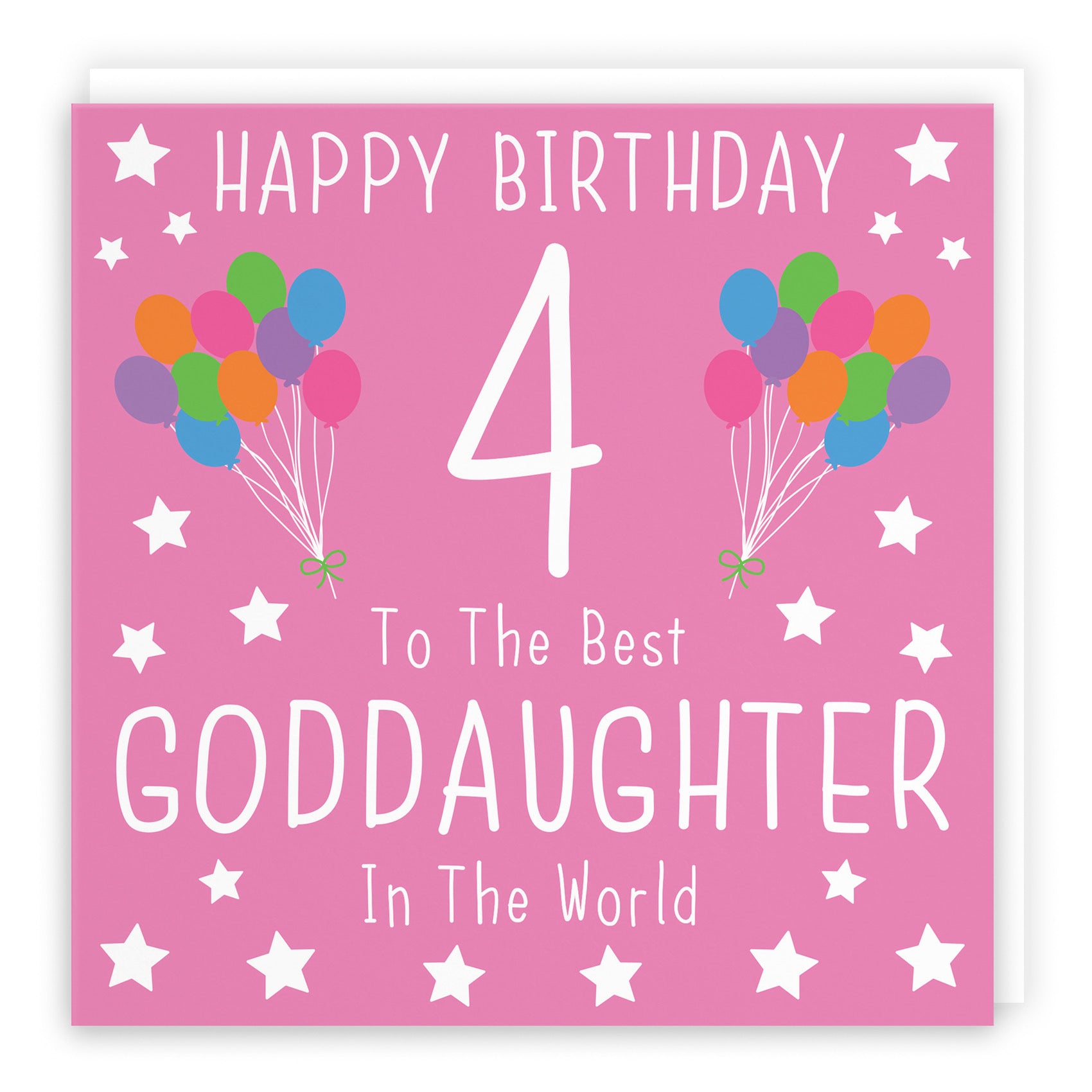 4th Goddaughter Birthday Card Iconic - Default Title (B0947BS3J3)