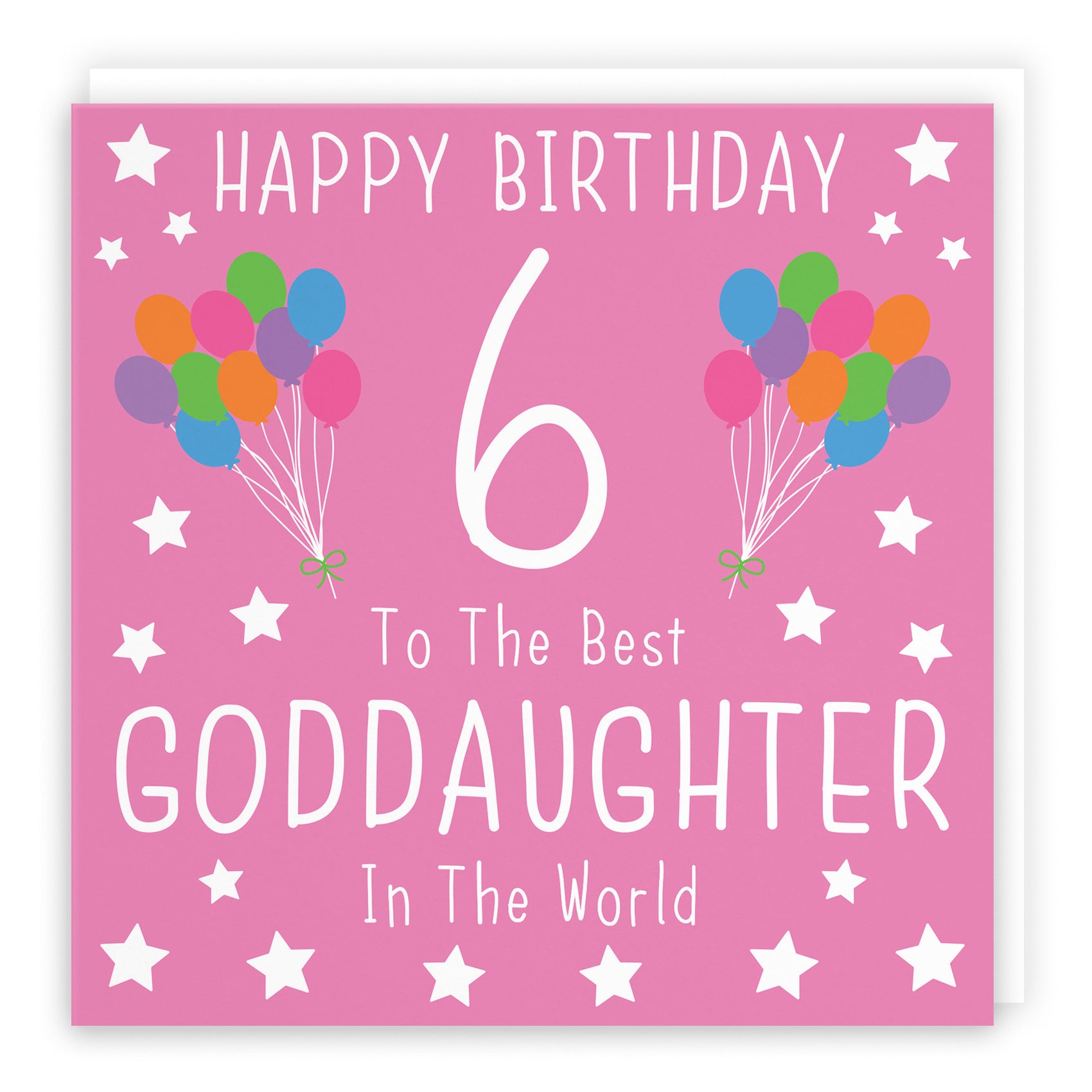 6th Goddaughter Birthday Card Iconic - Default Title (B0947C2VVP)