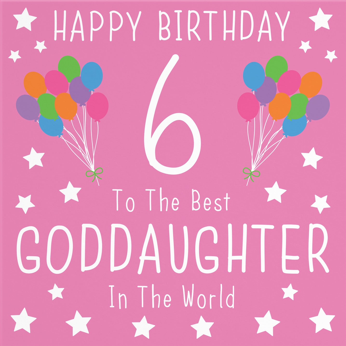 6th Goddaughter Birthday Card Iconic - Default Title (B0947C2VVP)