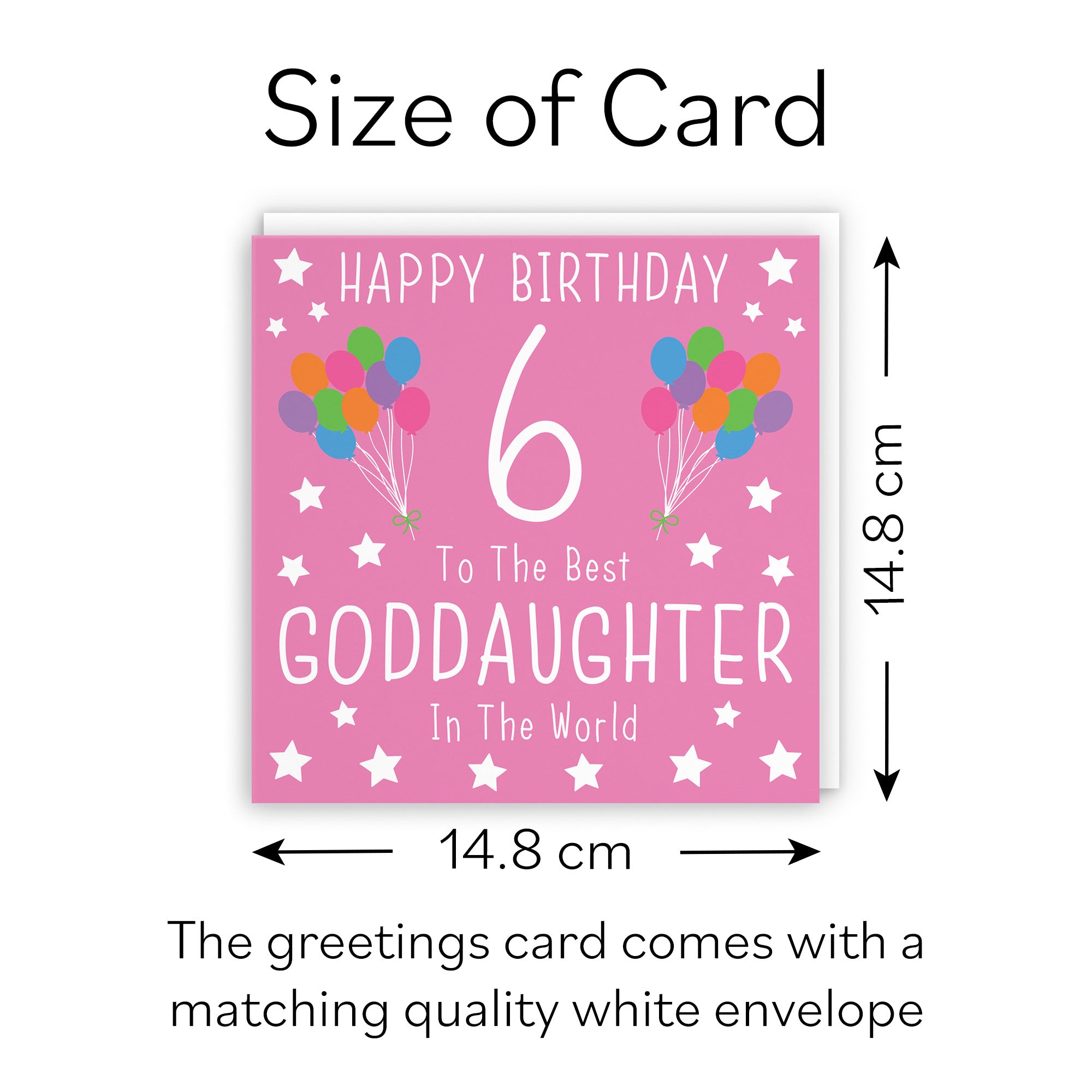 6th Goddaughter Birthday Card Iconic - Default Title (B0947C2VVP)