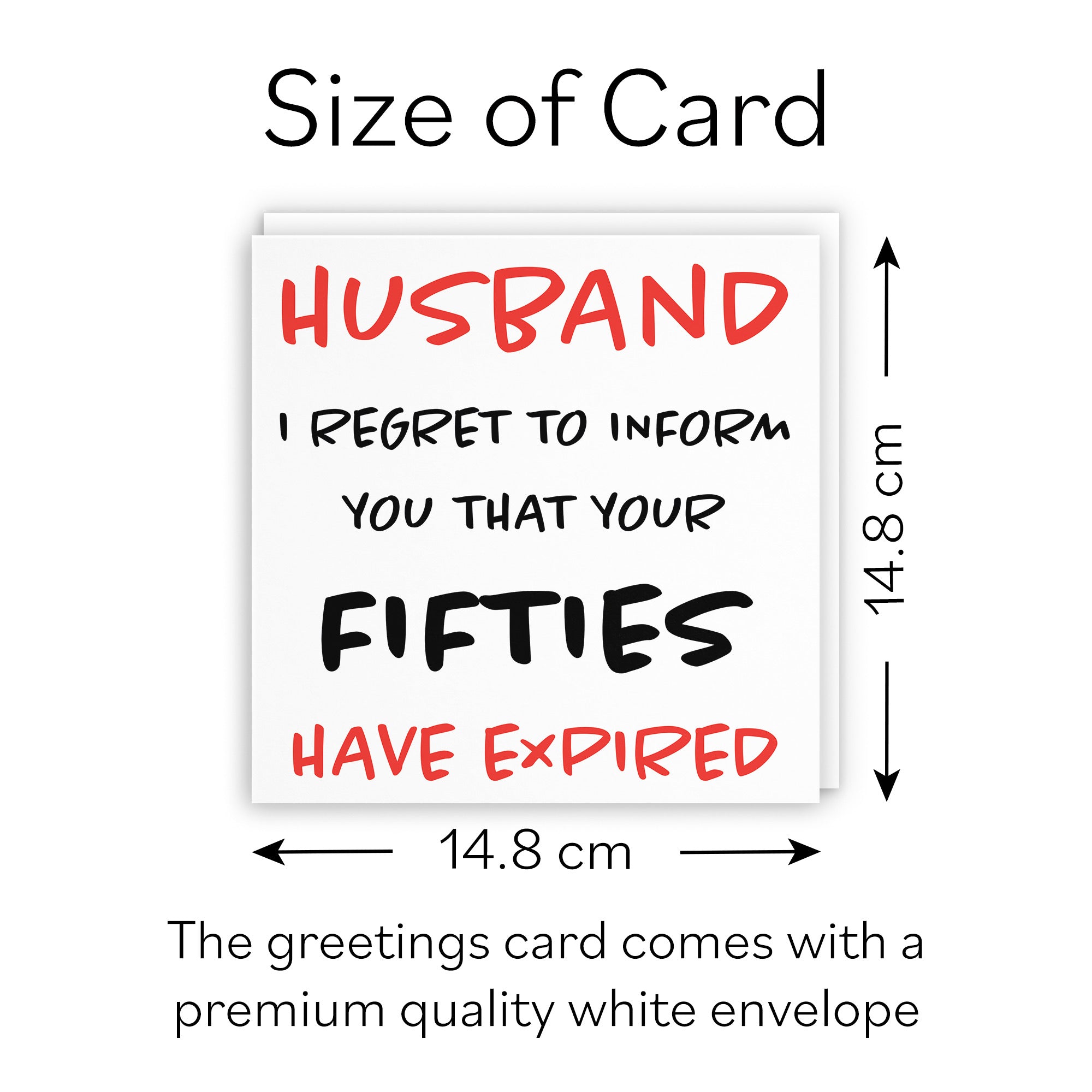 60th Husband Humorous Birthday Card Retro - Default Title (B0947CC4HZ)