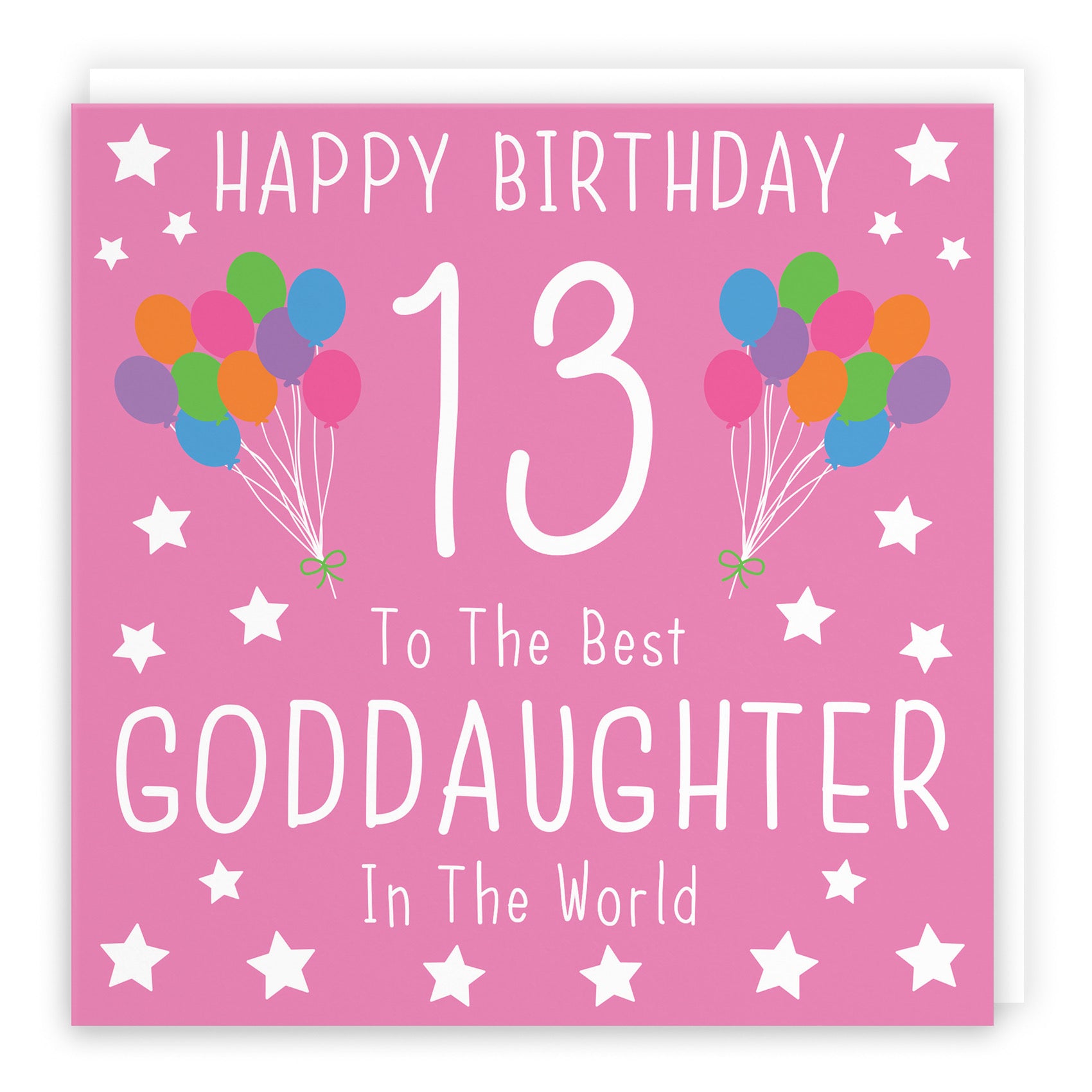 13th Goddaughter Birthday Card Iconic - Default Title (B0947CLH2H)