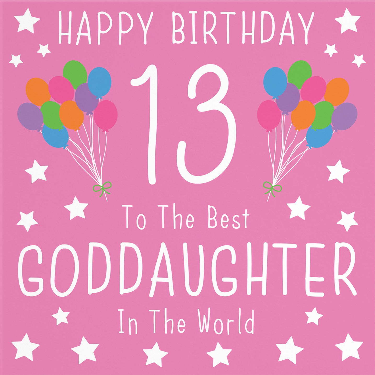 13th Goddaughter Birthday Card Iconic - Default Title (B0947CLH2H)