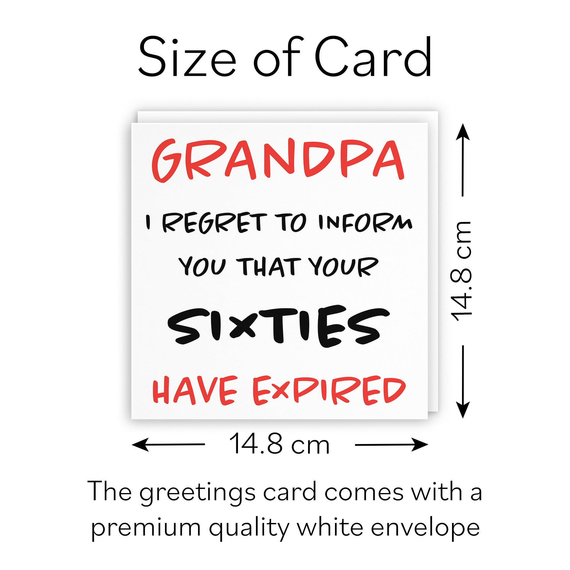 70th Grandpa Humorous Birthday Card Retro - Default Title (B0947CS3ZD)