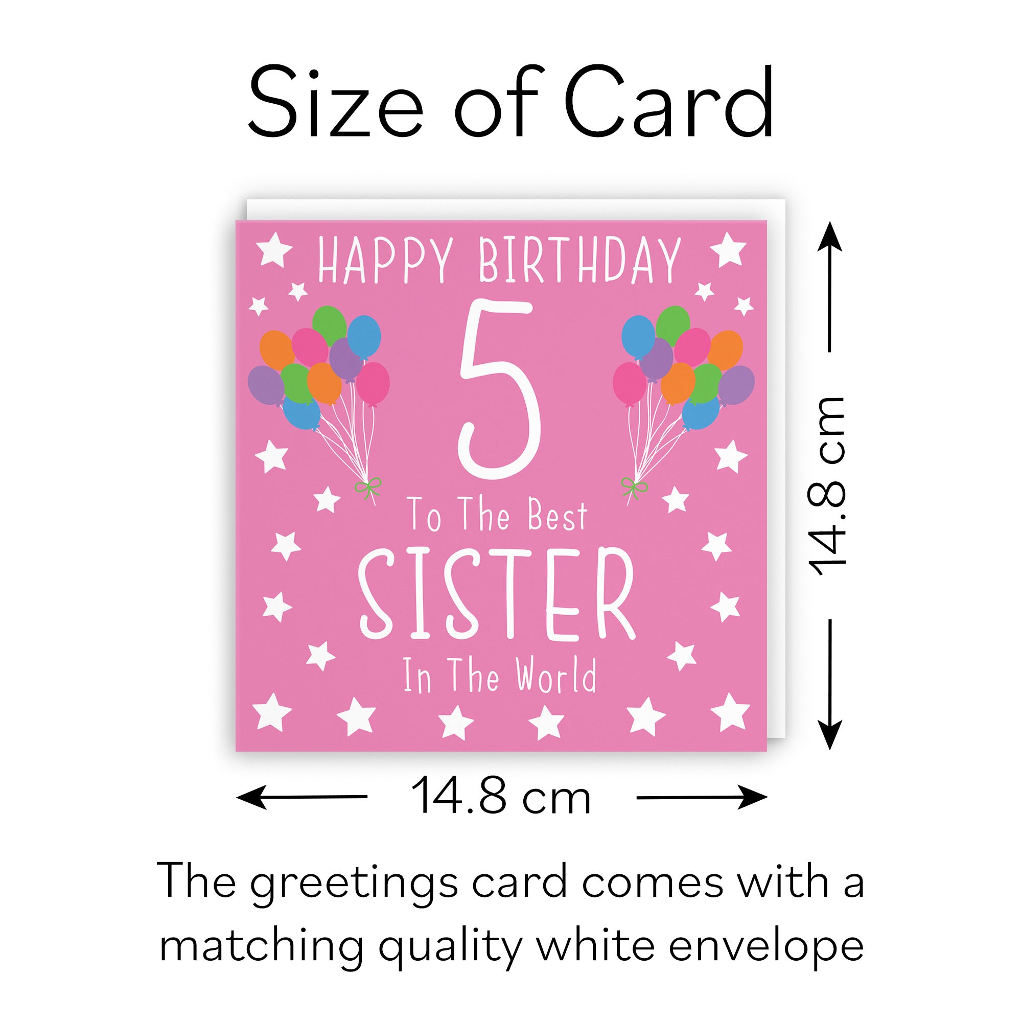 5th Sister Birthday Card Iconic - Default Title (B0947CS5TJ)