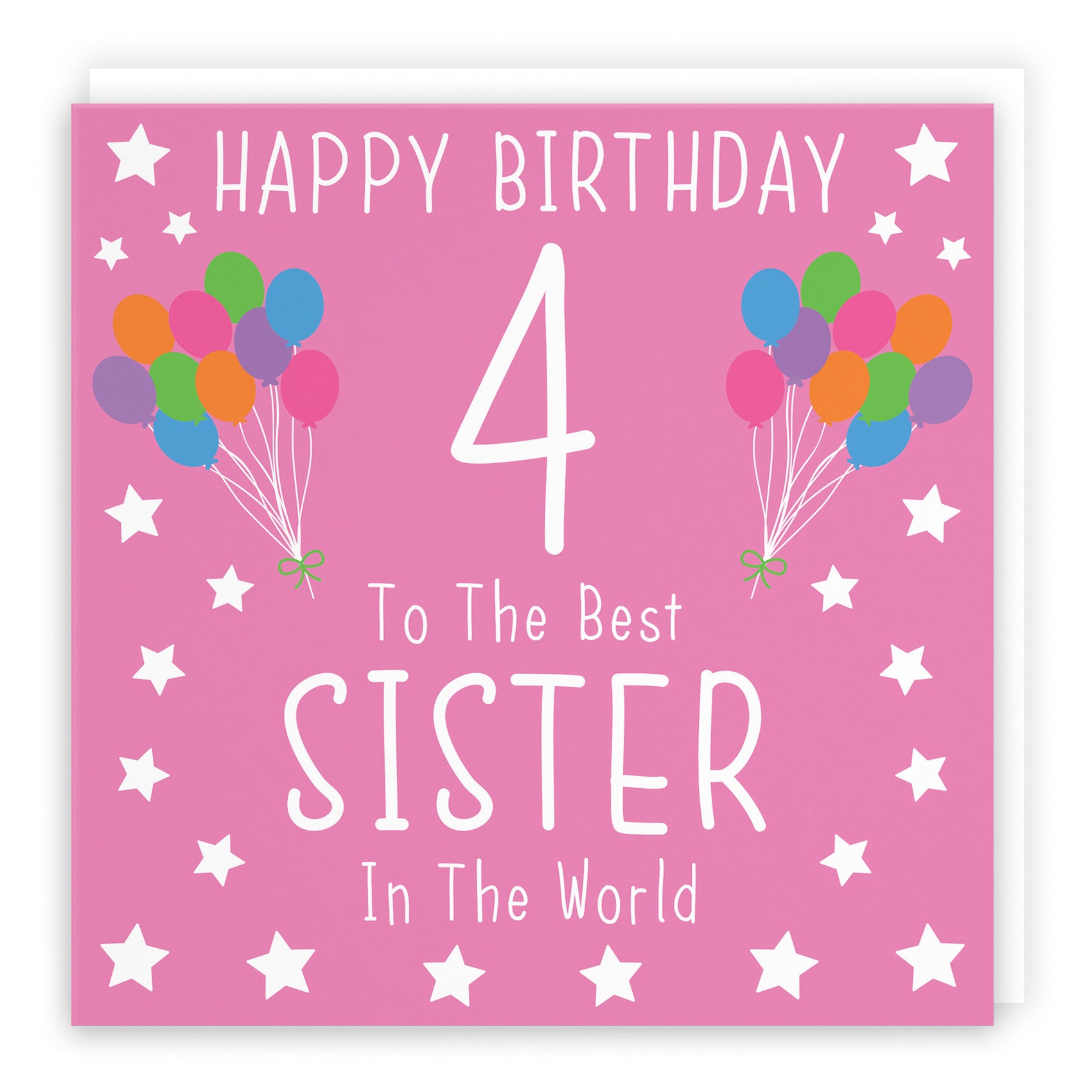 4th Sister Birthday Card Iconic - Default Title (B0947CSHFR)