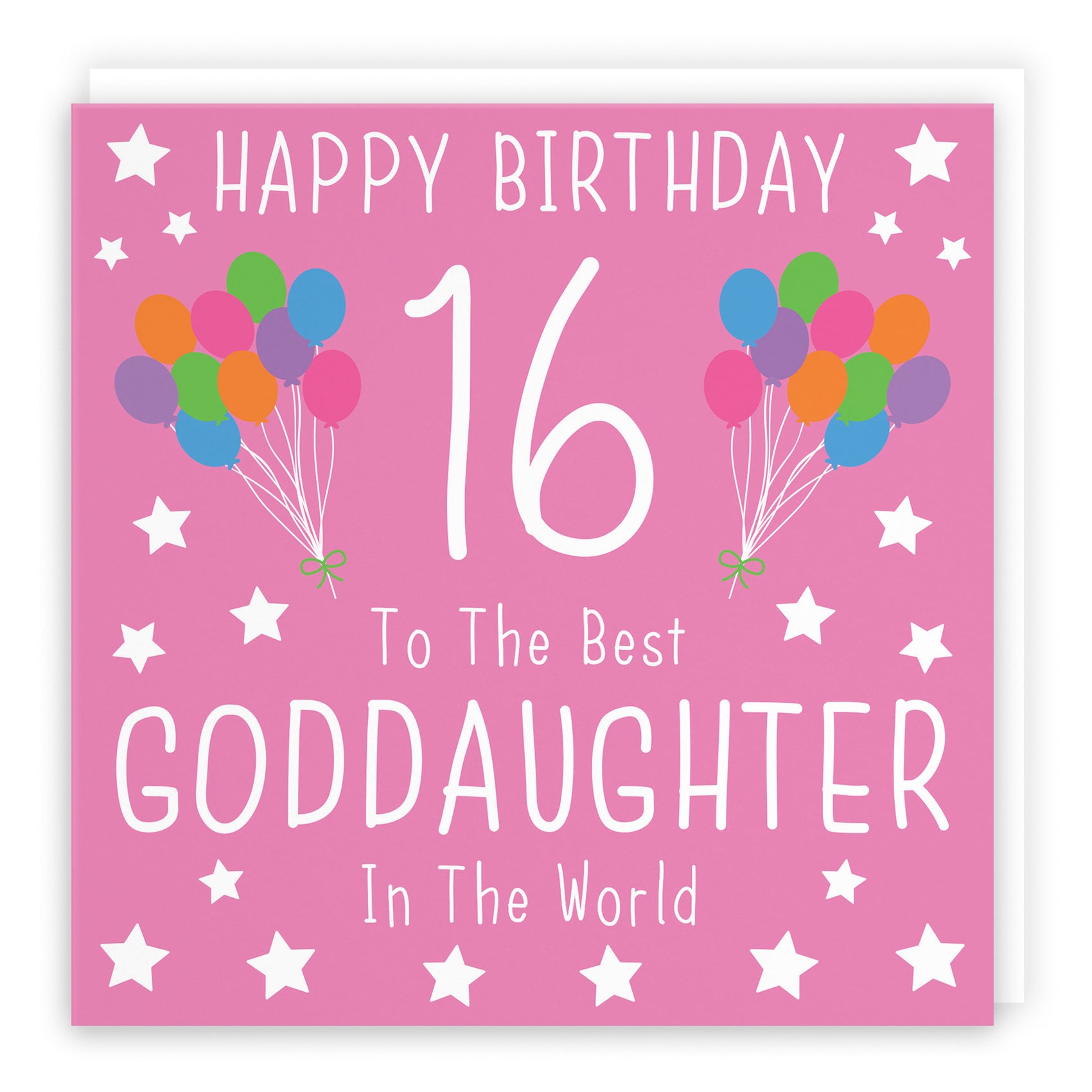 16th Goddaughter Birthday Card Iconic - Default Title (B0947CYCZR)