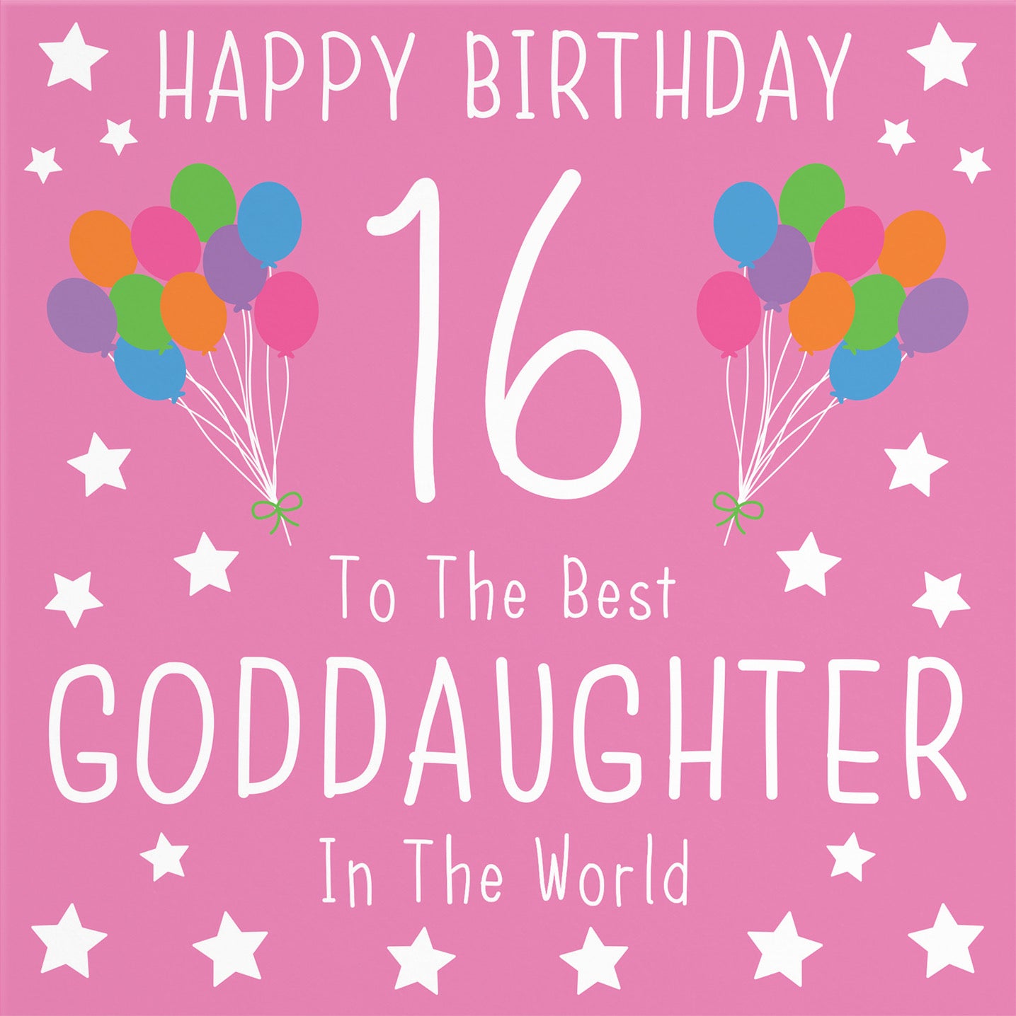 16th Goddaughter Birthday Card Iconic - Default Title (B0947CYCZR)