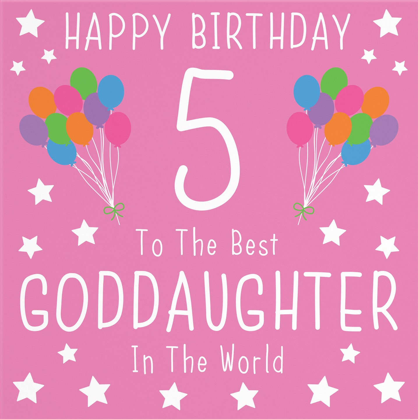 5th Goddaughter Birthday Card Iconic - Default Title (B0947D7FS7)